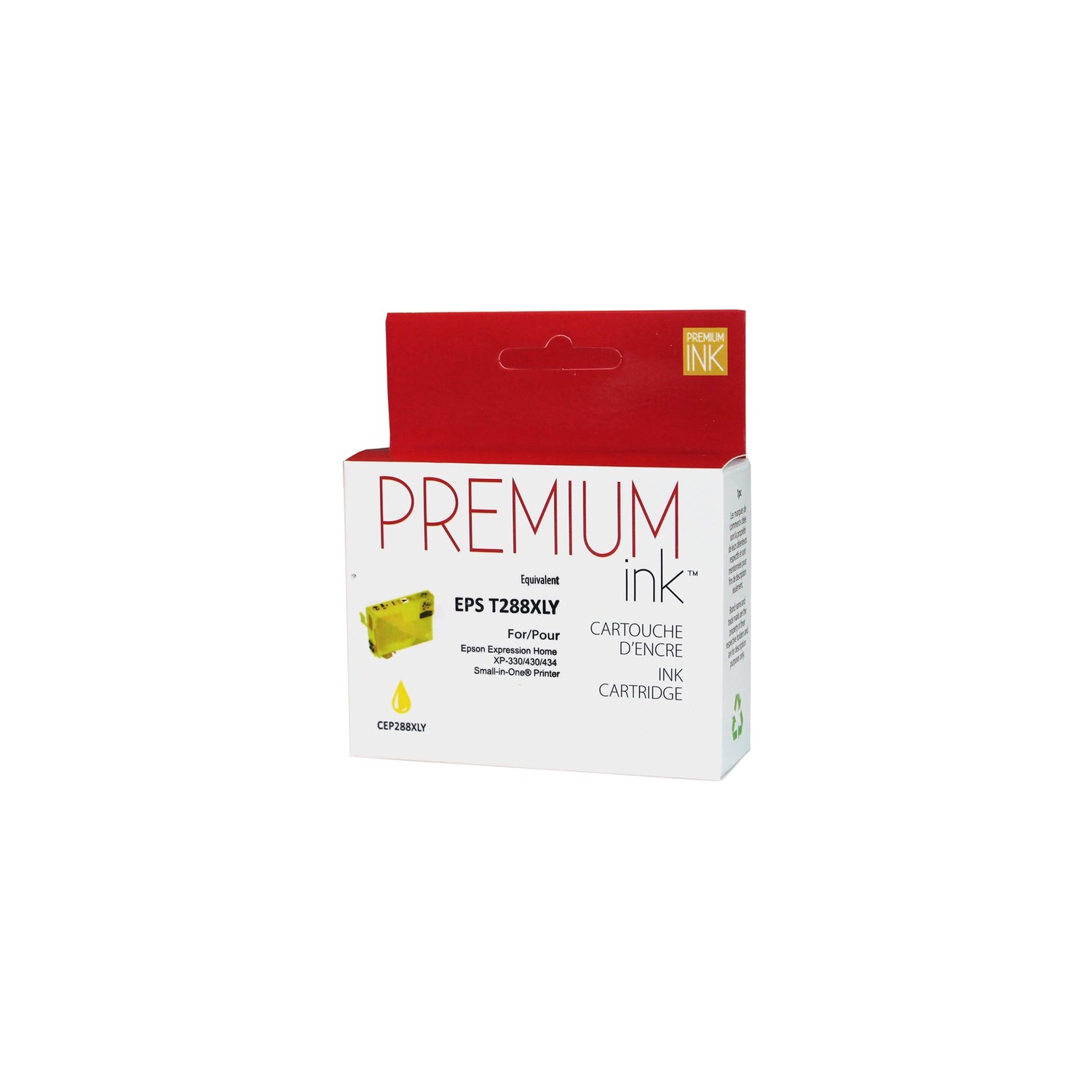 Premium Ink Ink Cartridge - Alternative for Epson T288XL420 - Yellow