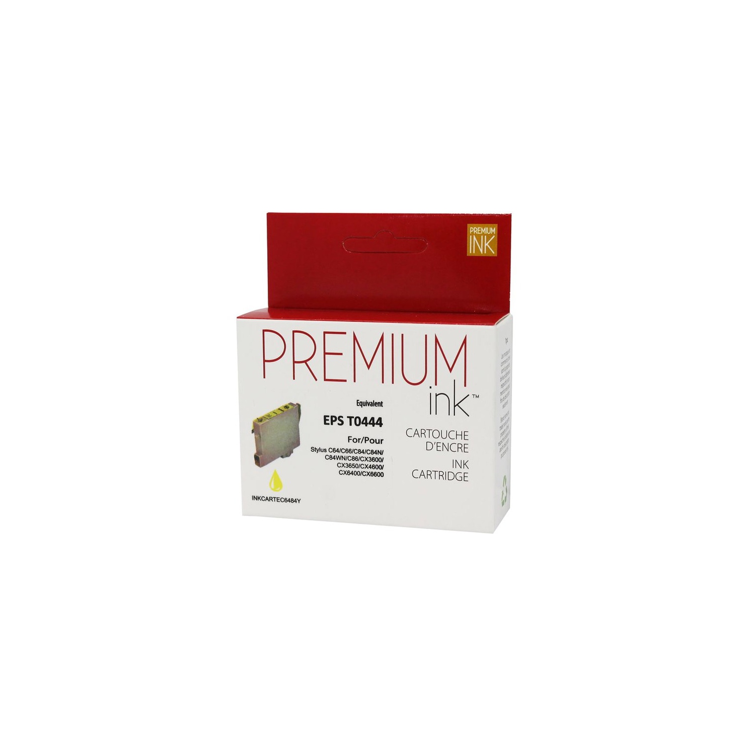 Premium Ink Ink Cartridge - Alternative for Epson T044420 - Yellow