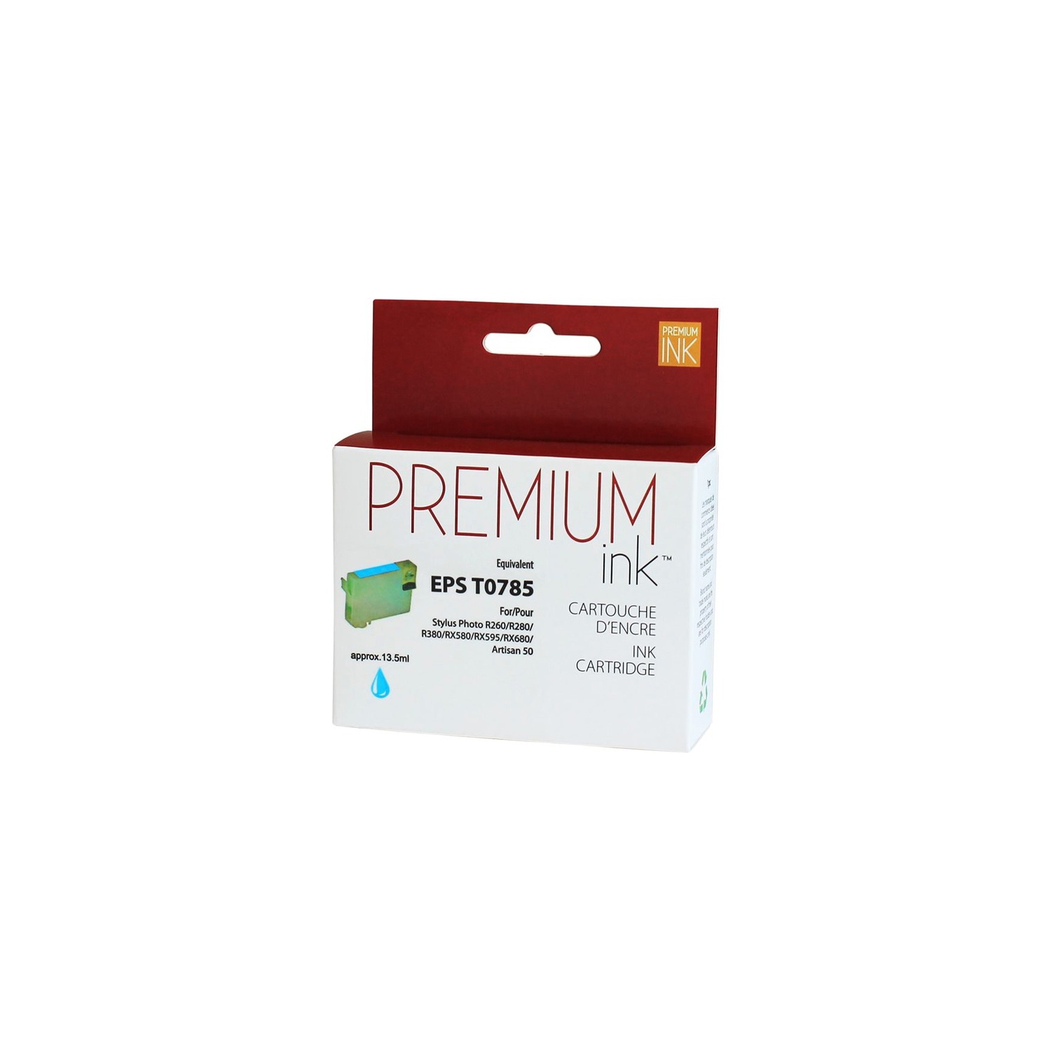 Premium Ink Ink Cartridge - Alternative for Epson T078520 - Light Cyan