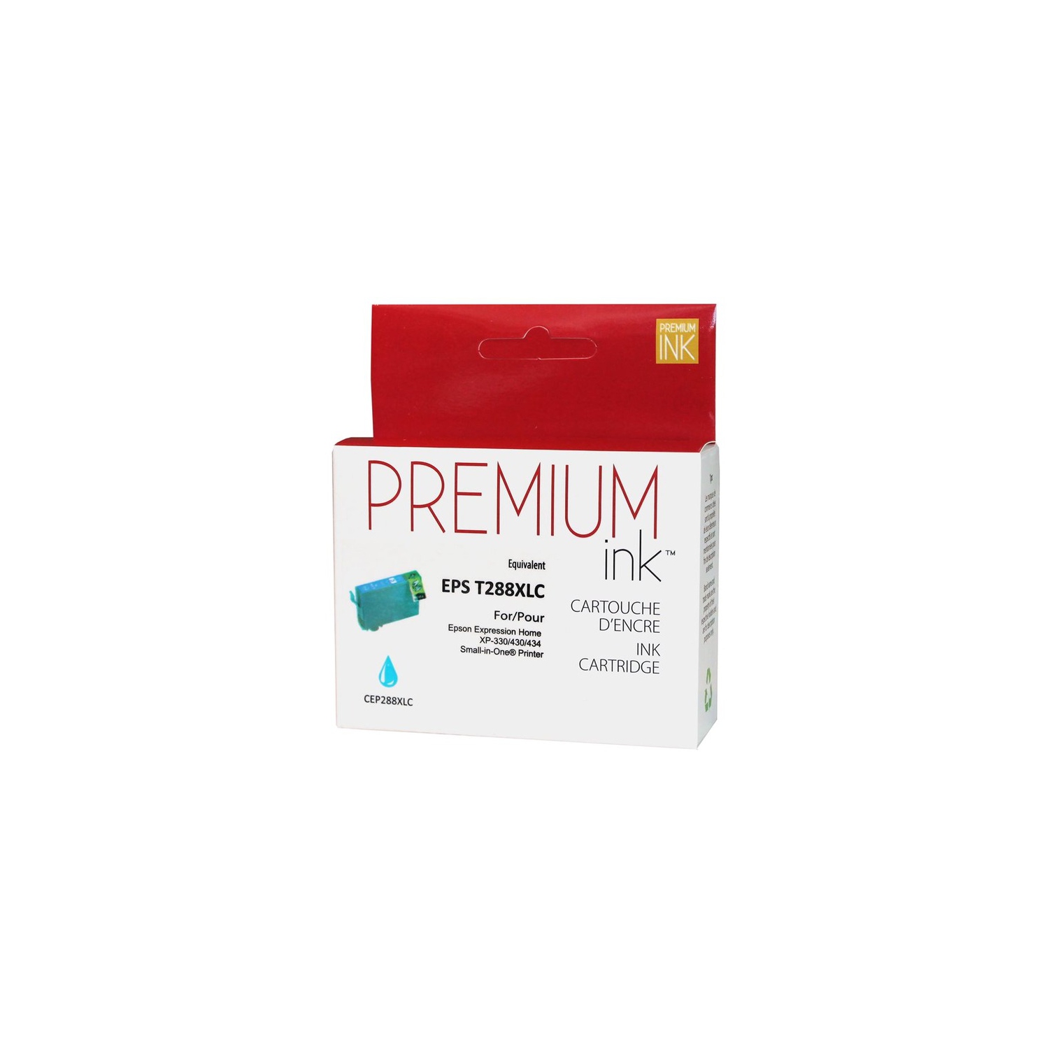 Premium Ink Ink Cartridge - Alternative for Epson T288XL220 - Cyan