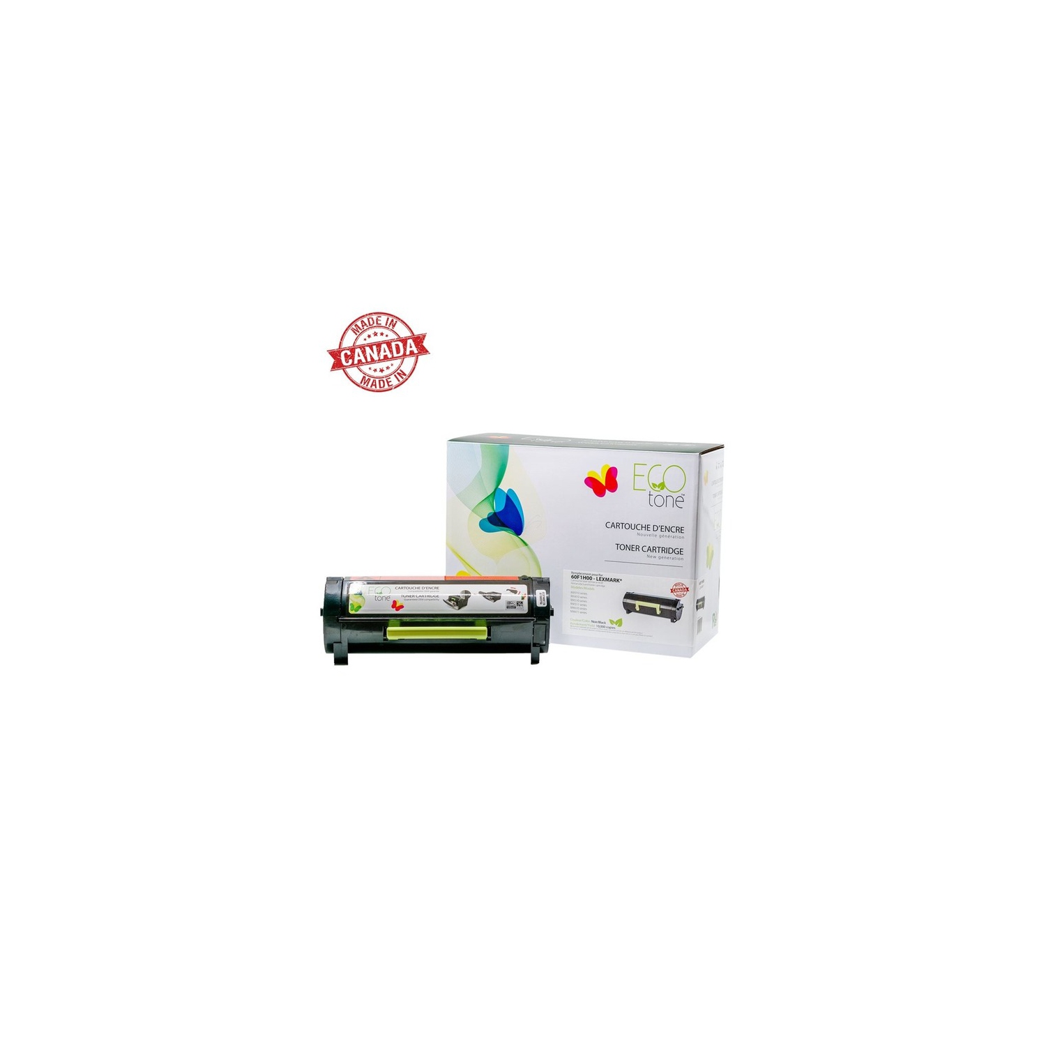 Alternative for Lexmark 60F1H00, 601H - Black