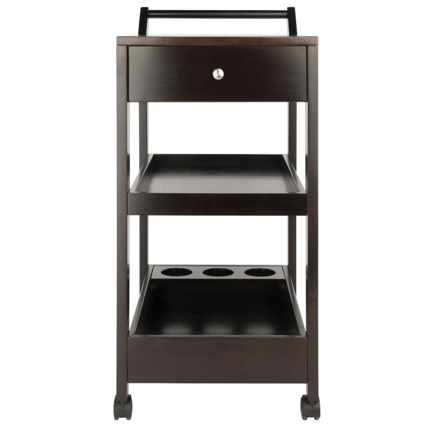 TarruBoutique Jeston Entertainment Cart, Espresso