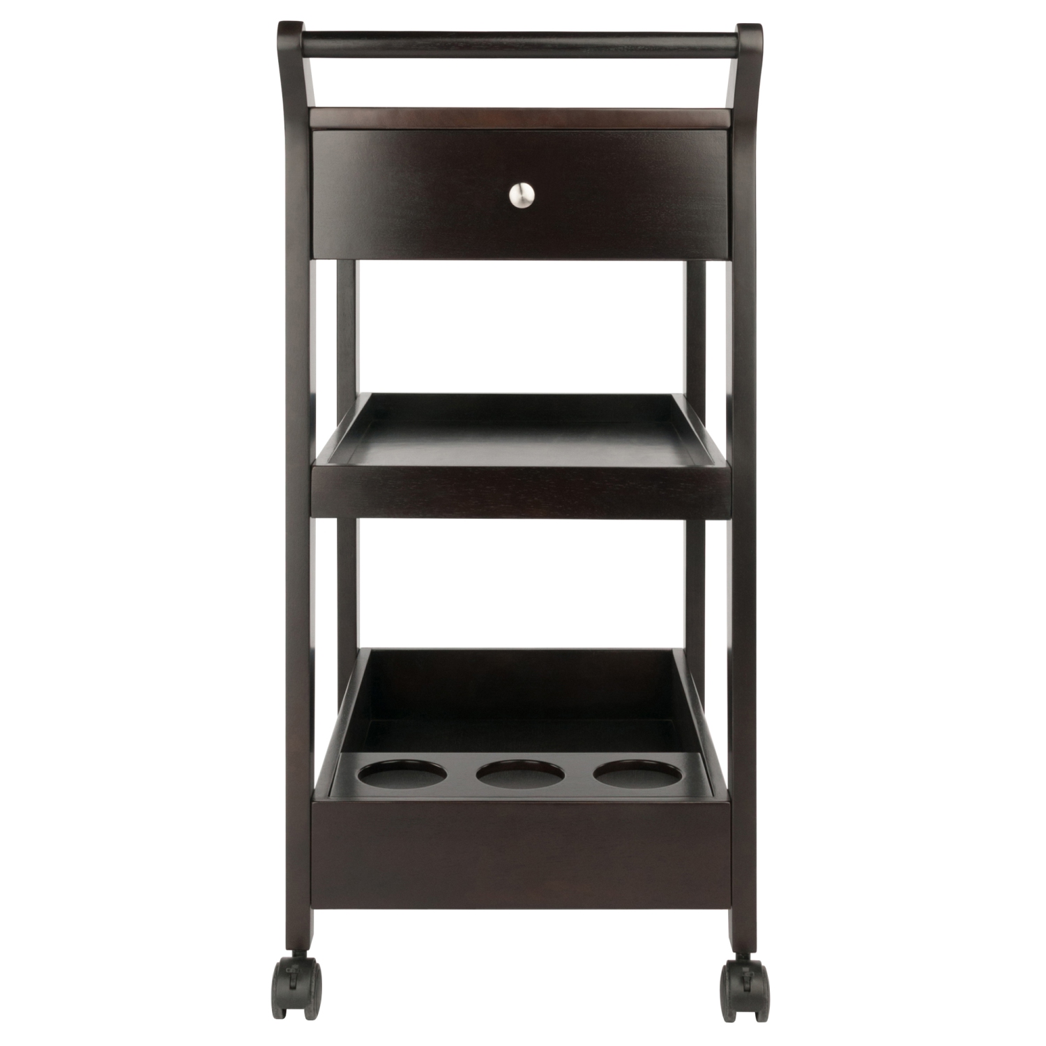TarruBoutique Jeston Entertainment Cart, Espresso
