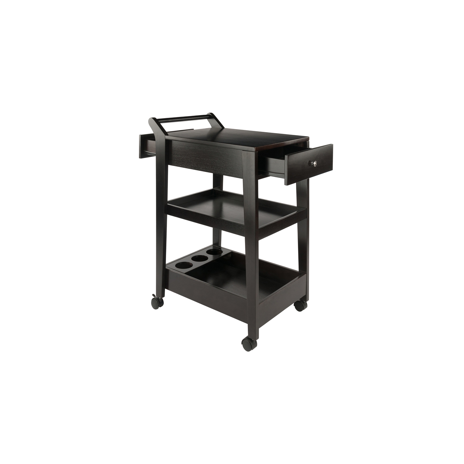 TarruBoutique Jeston Entertainment Cart, Espresso