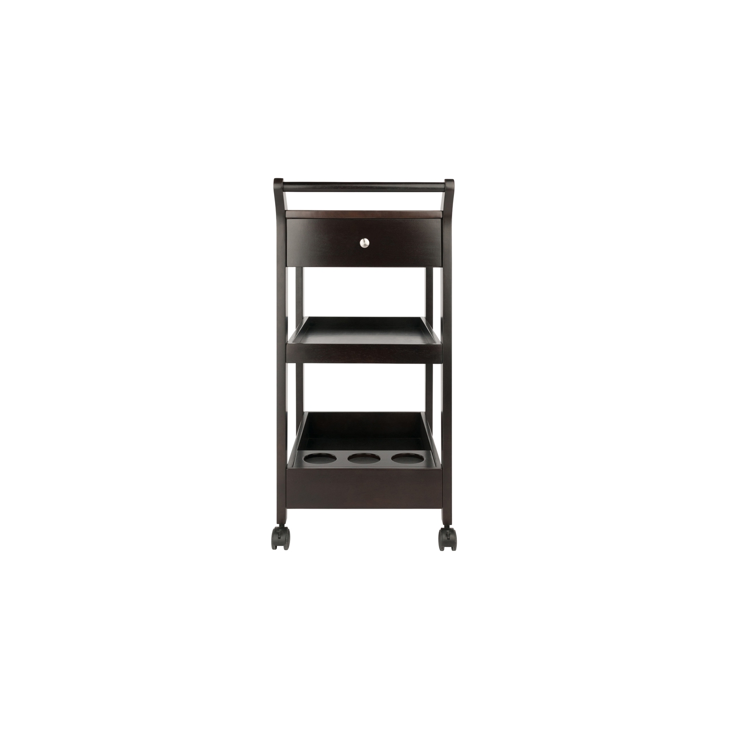 TarruBoutique Jeston Entertainment Cart, Espresso