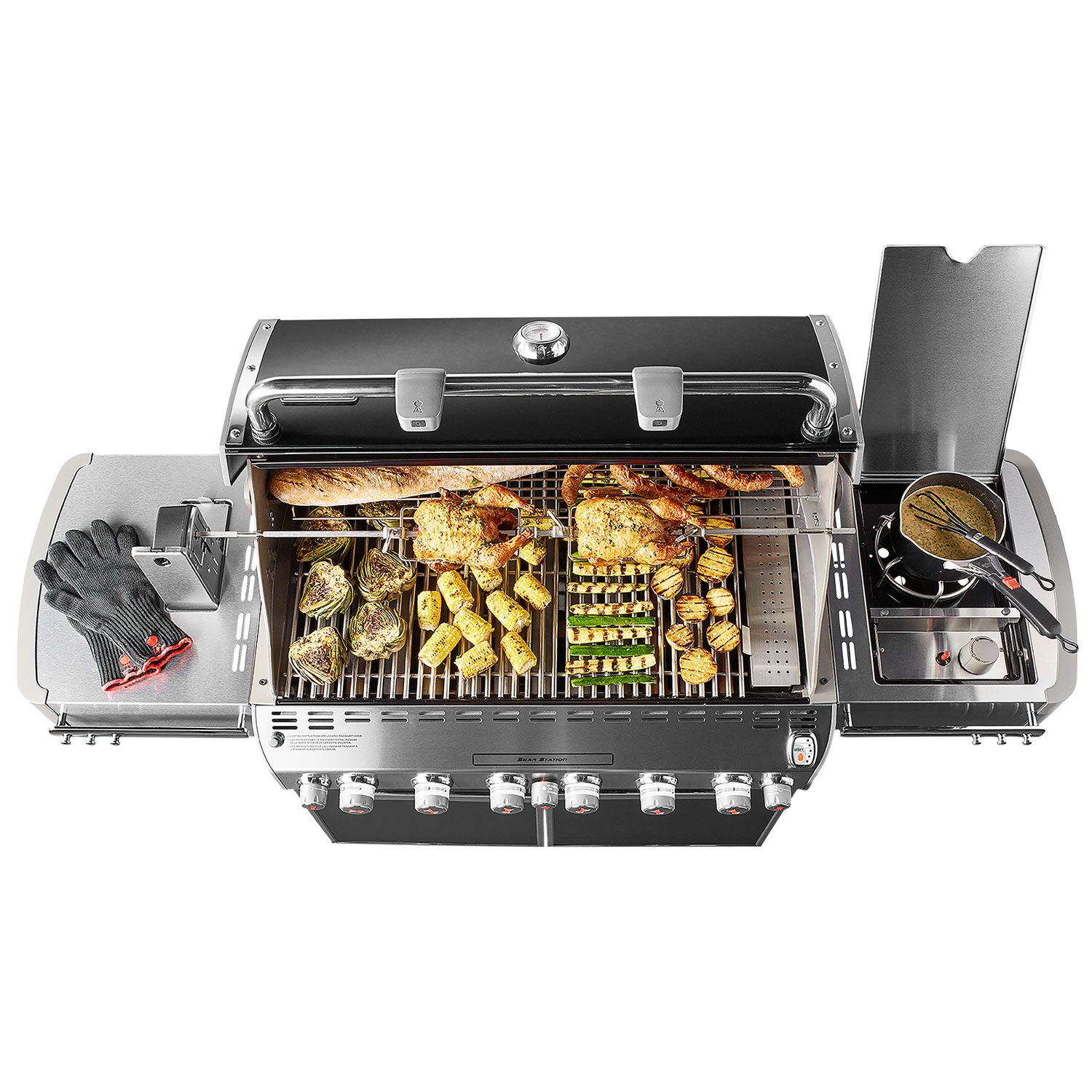 Barbecue au gaz naturel de 60 000 BTU Summit E-670 de Weber