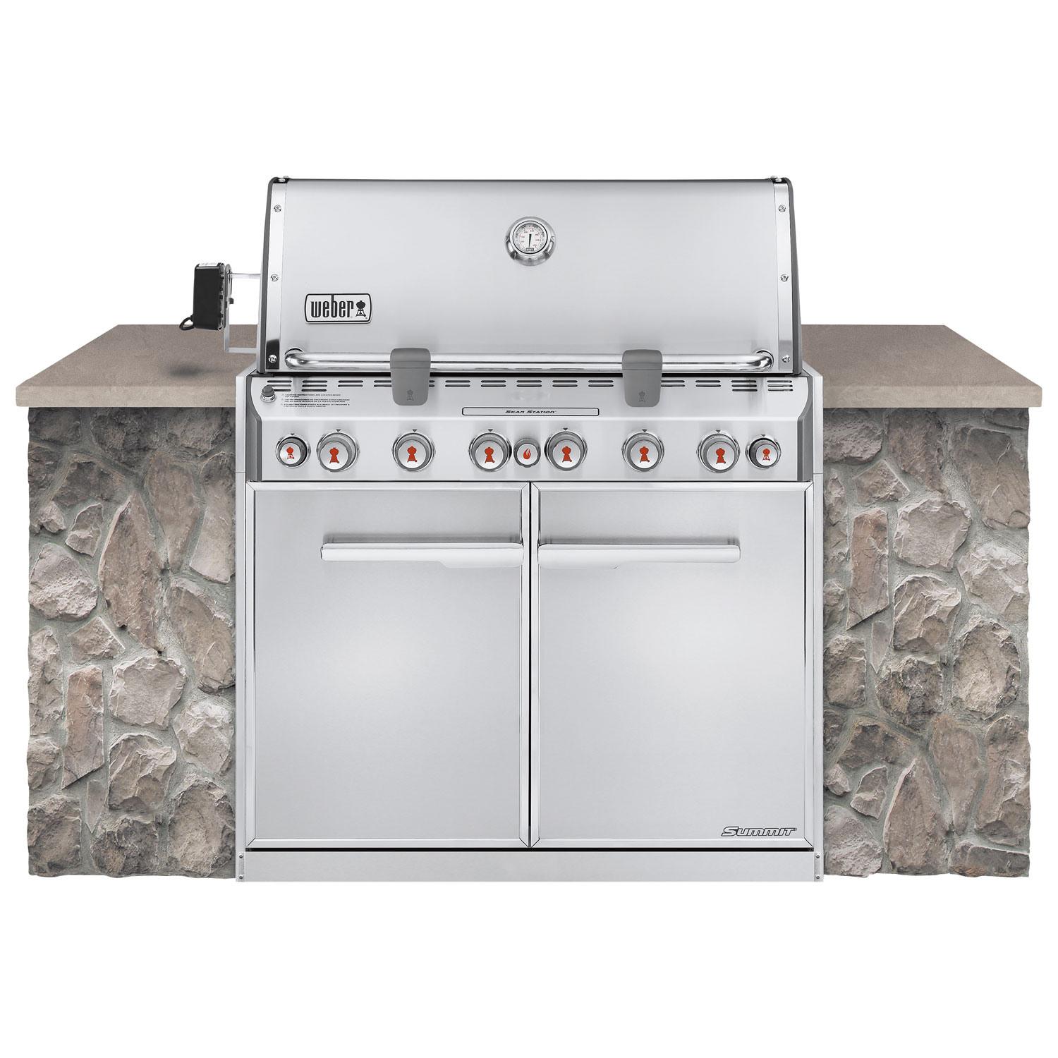 Barbecue au gaz naturel de 60 000 BTU Summit S-660 de Weber