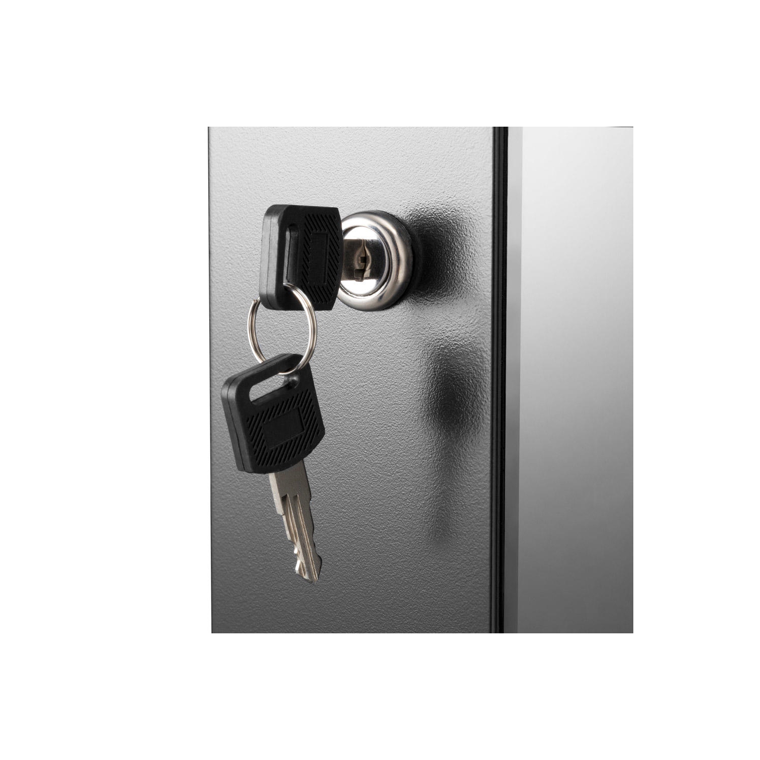 9U Wall Mount Network Server Cabinet Rack with Glass Door, 2 AC Powered Ventilation Fans with Hardware Including