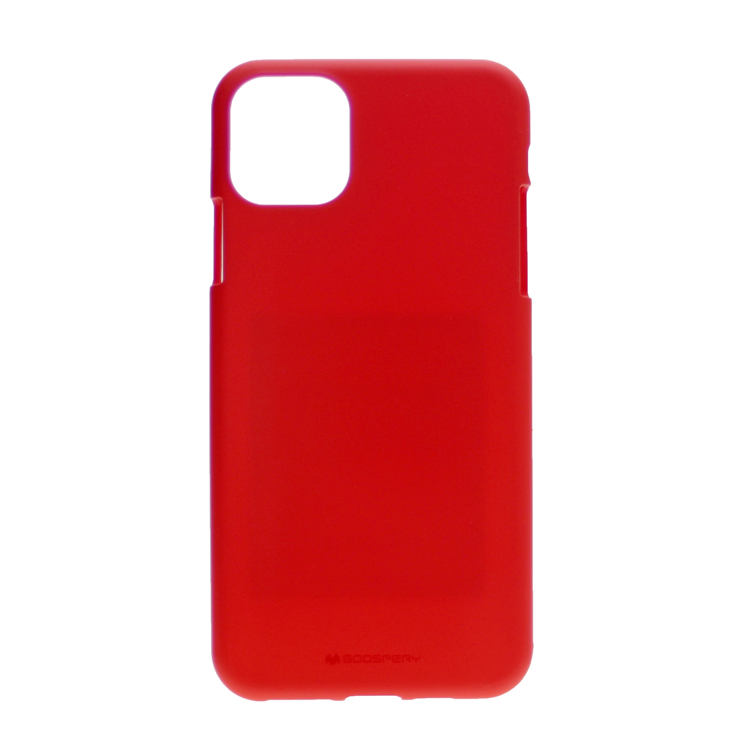 TopSave GOOSPERY Soft Feeling Jelly Silky Slim Bumper Case For Iphone 12 Mini, Red