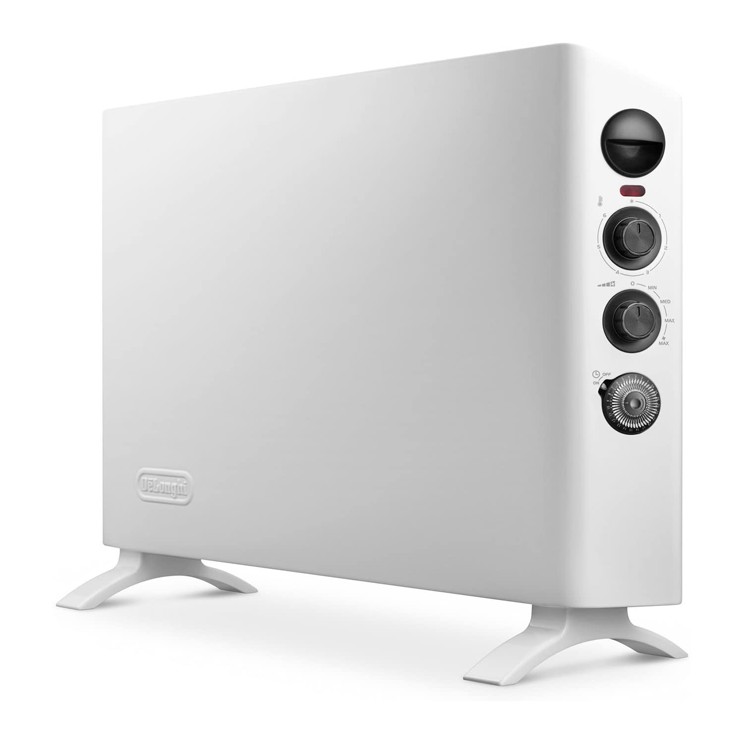 Radiateur à panneau à convection mince numérique 1500 W HSX3315FTS de DeLonghi avec deux ventilateurs - Boîte ouverte