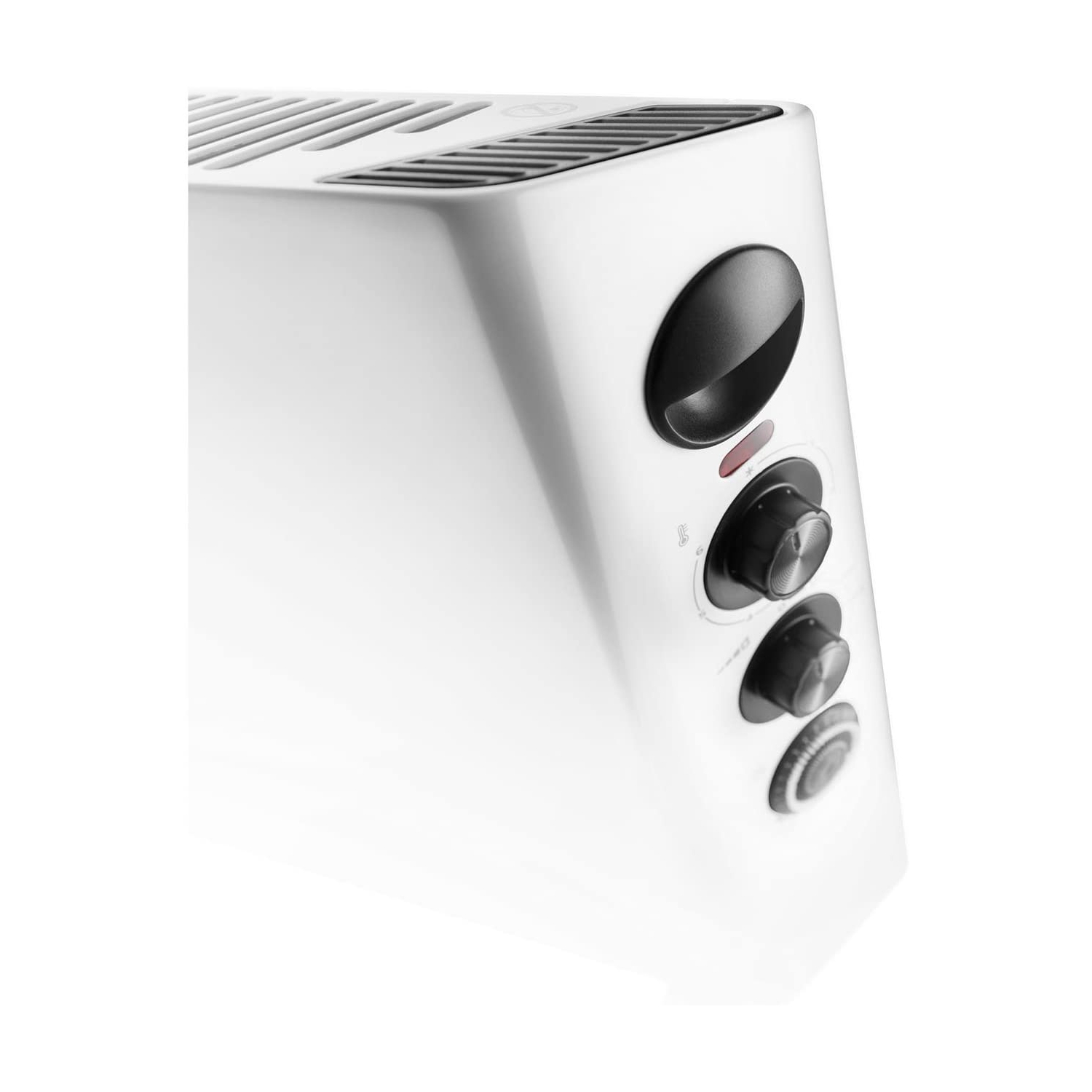 Radiateur à panneau à convection mince numérique 1500 W HSX3315FTS de DeLonghi avec deux ventilateurs - Boîte ouverte