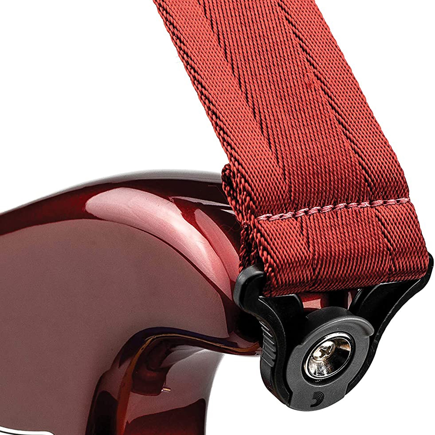 Planet Waves Auto Lock Guitar Strap - Blood Red