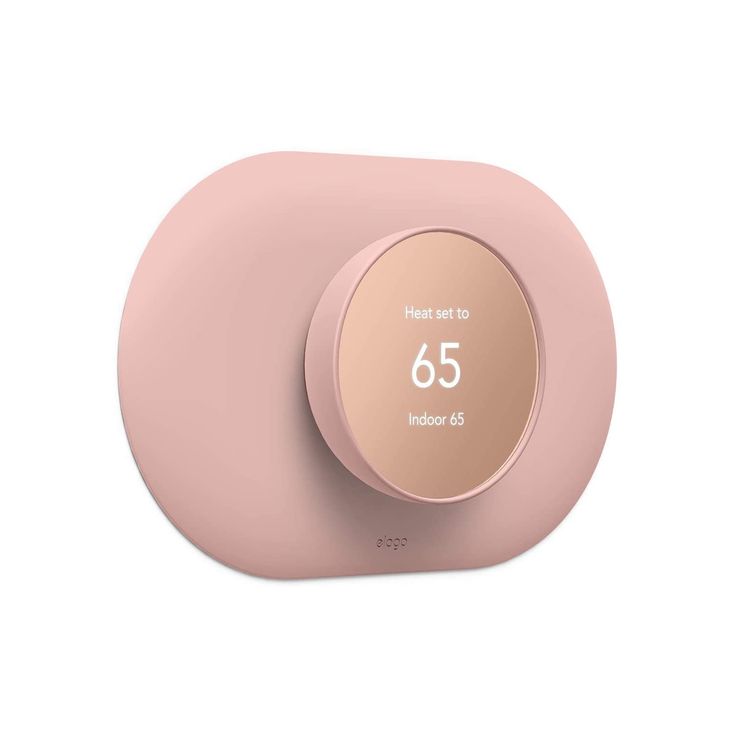 Elago – plaque murale plus compatible avec le thermostat Nest 2020 de Google [Rose sable]