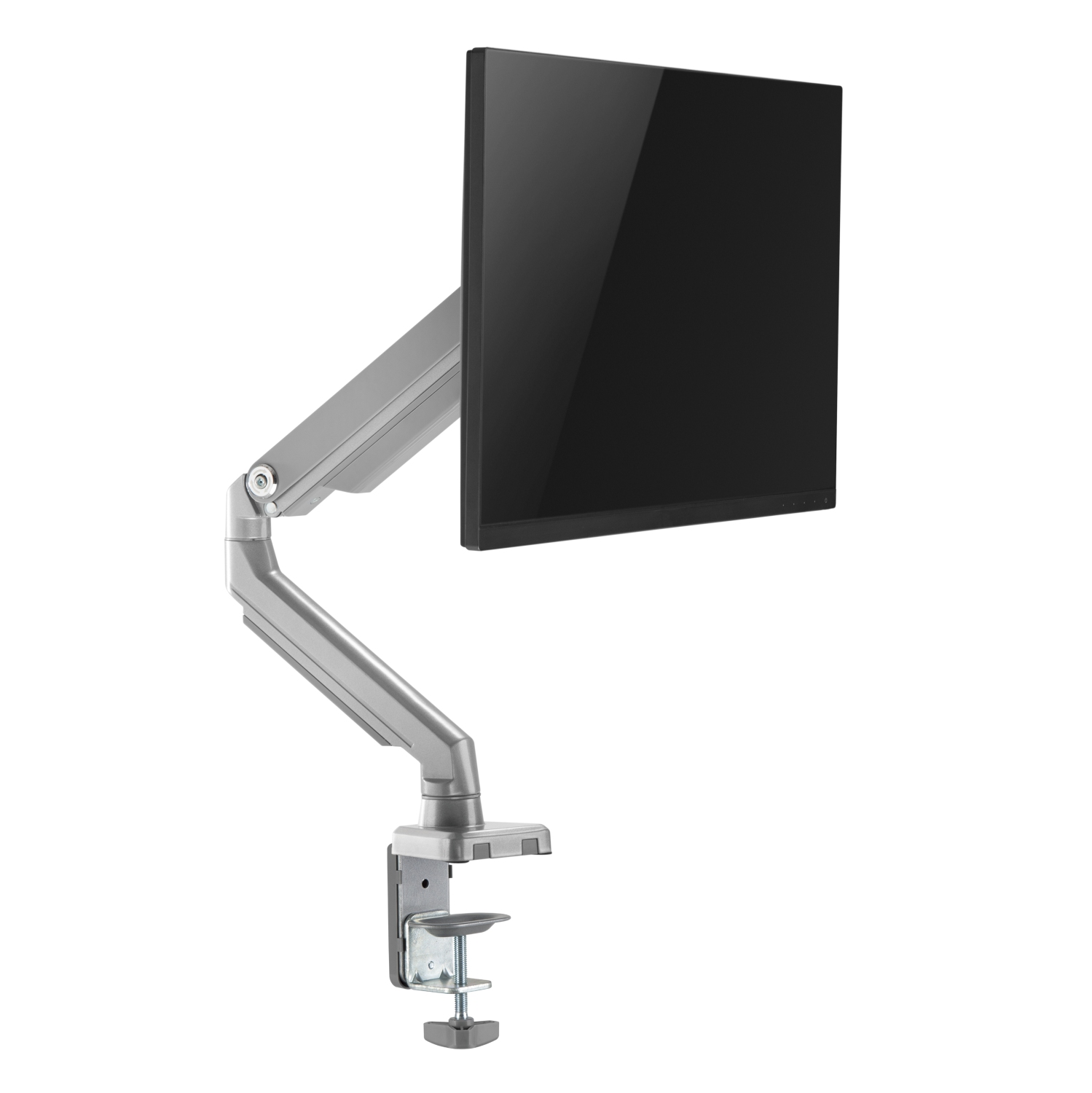 Uplite Ergonomic Height Adjustable Stand Single Monitor Desk Mount Articulating Arm for 1 Screen 17"- 32"