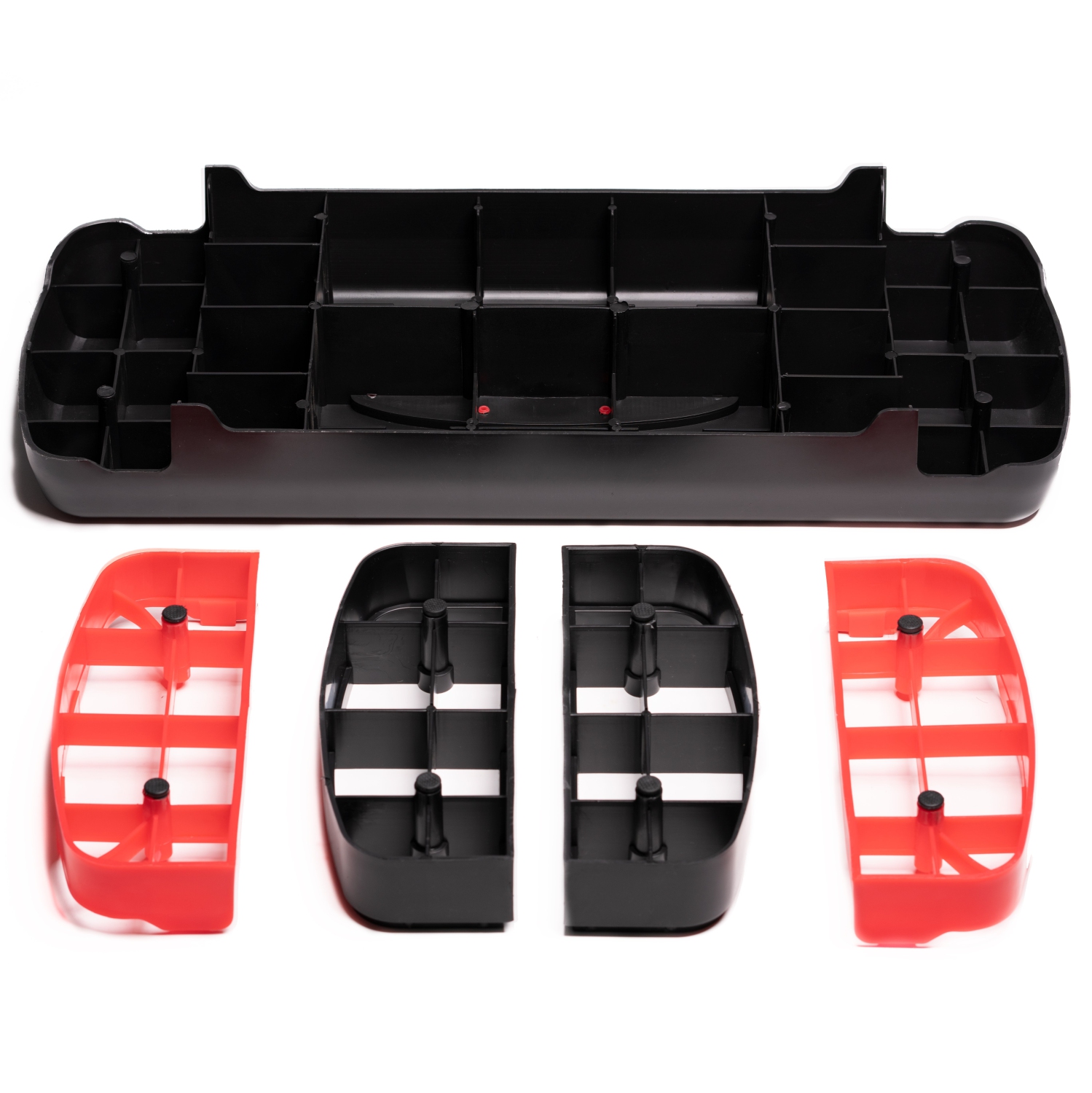 PRISP Adjustable Aerobic Stepper, 2 Height Levels Exercise Step Platform for Home Gym and Fitness Training; 68 x 28cm