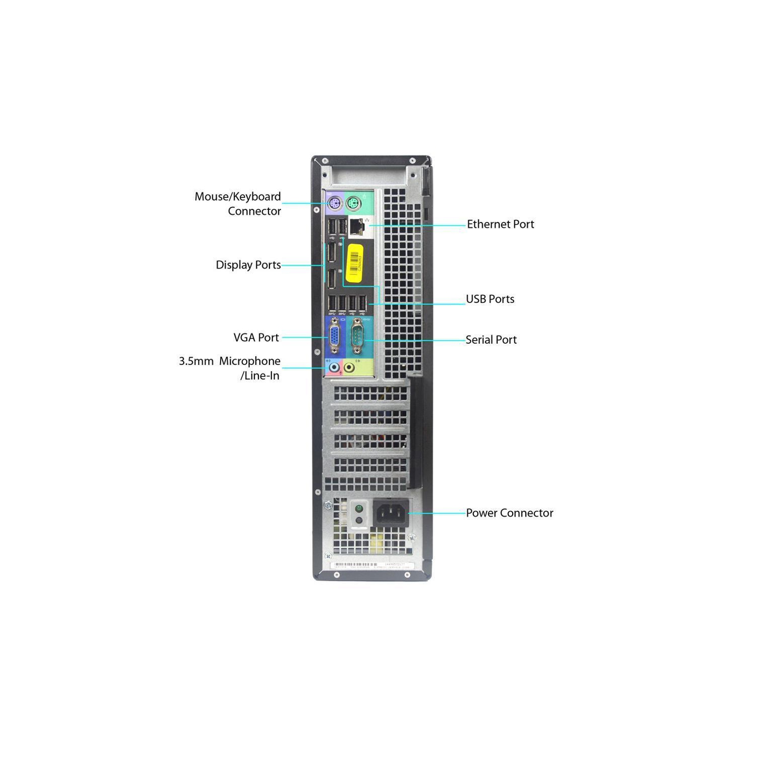 Refurbished - Dell 7010 Slim Desktop i5-3470 @ 3.40 GHz - 8 GB RAM "“ 256 GB SSD "“ Windows 10 Home