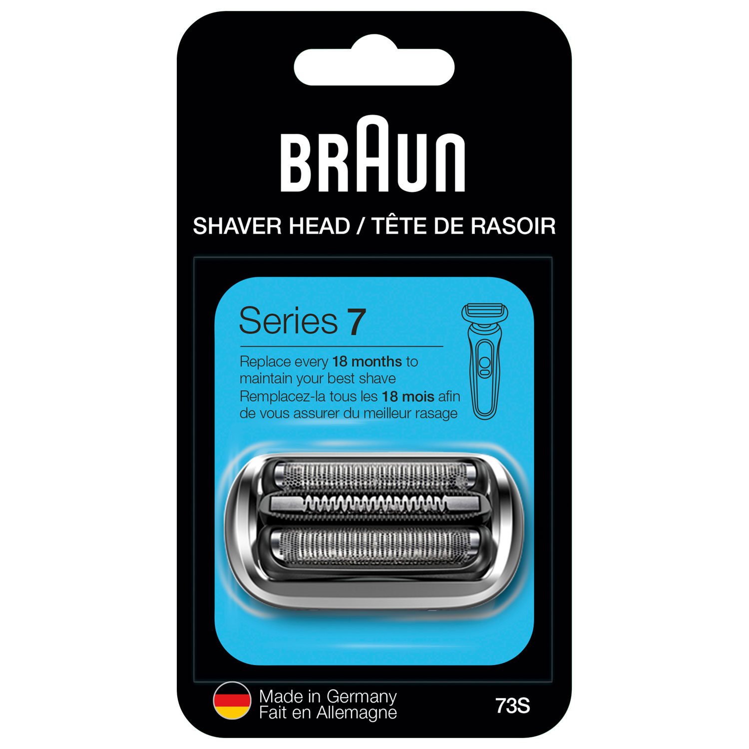 Braun Series 7 Replacement Shaver Head (73S) - Silver