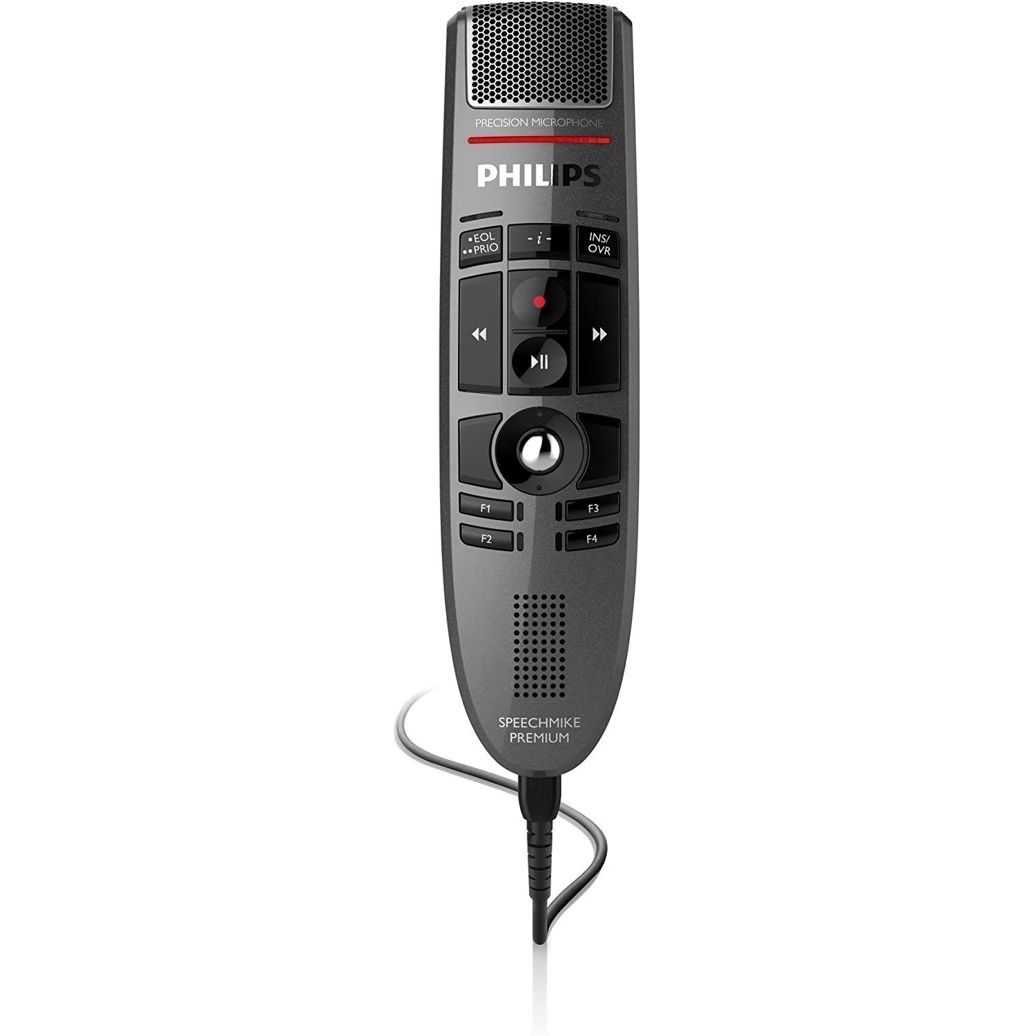 Philips LFH3500 SpeechMike Premium with USB Precision Microphone - Push Button Operation