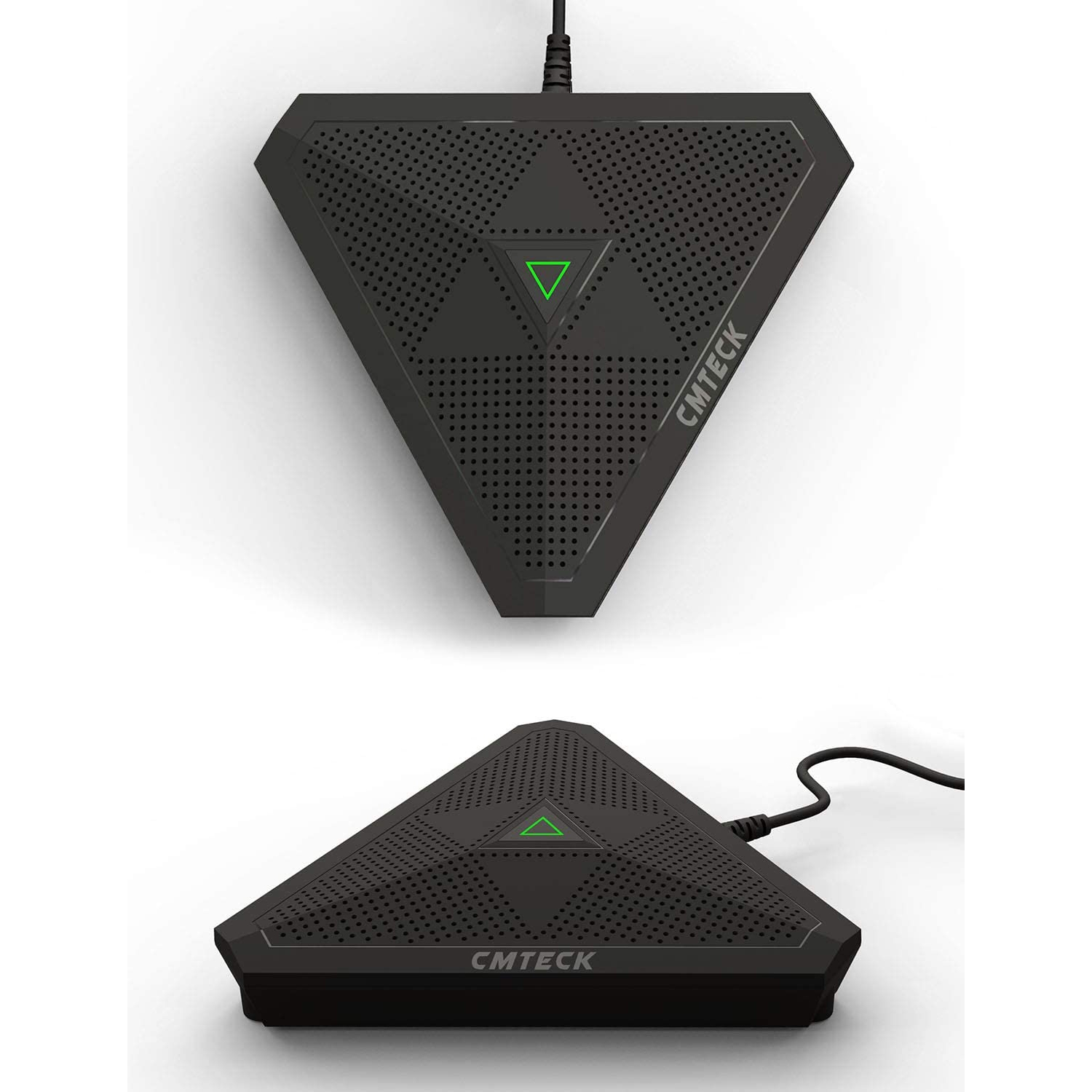 CMTECK USB Desktop Computer CM001 Microphone, Mute Button with LED Indicator, Omnidirectional Condenser Boundary Conference Mic for