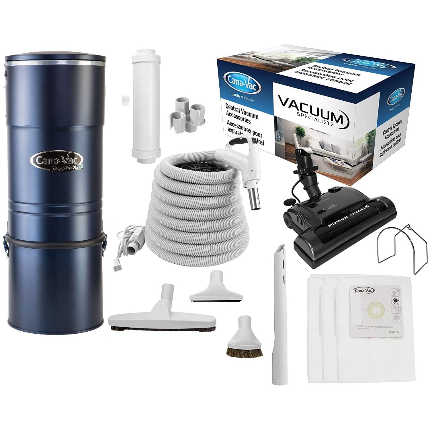 Trousse d'accessoires pour aspirateur à tête motorisée Galaxy série Signature 790 de CanaVac