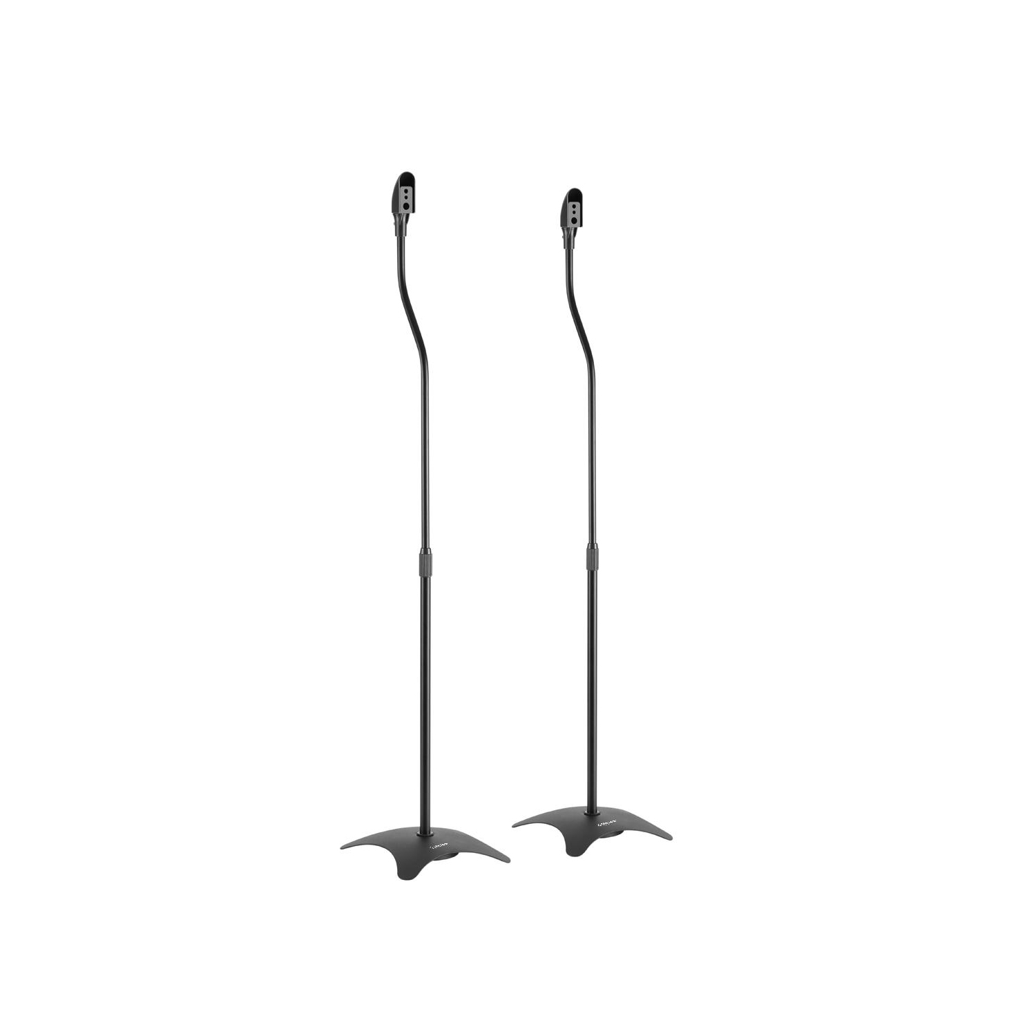 Set of 2 Height Adjustable Speaker Stands,Speaker Mount For Home Theater Surround Sound Satellite Speakers Floor Stands