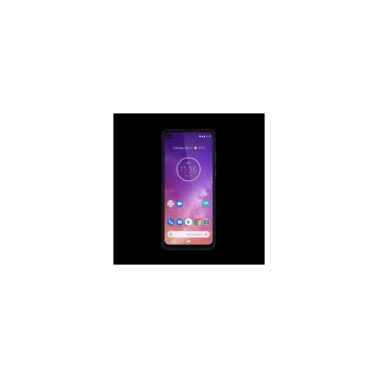 Motorola One Vision 128GB Smartphone - Sapphire Gradient - Unlocked
