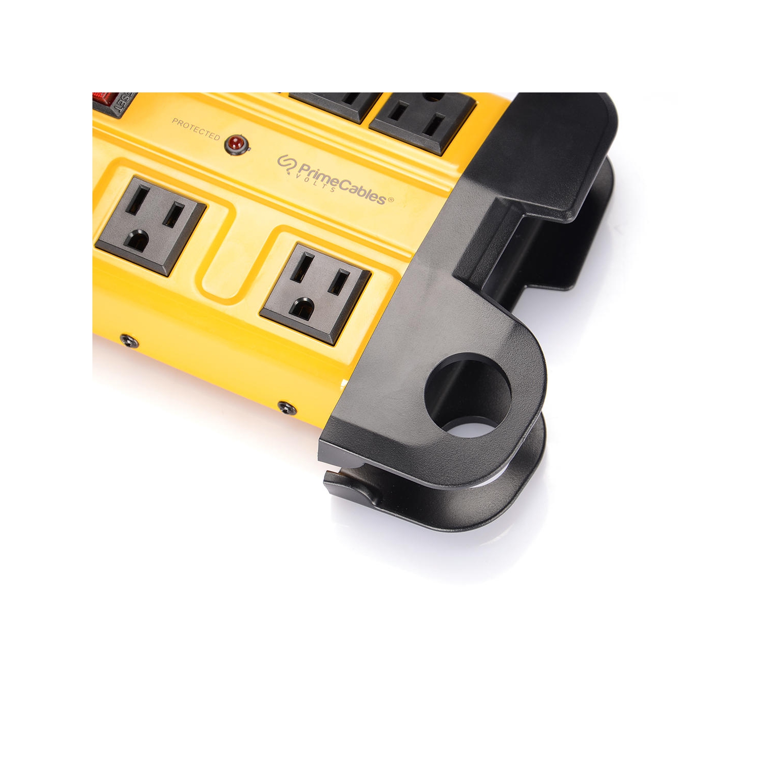 Parasurtenseur à 8 prises avec boîtier en métal et cordon de 14AWG 10ft pi, 1350 joules