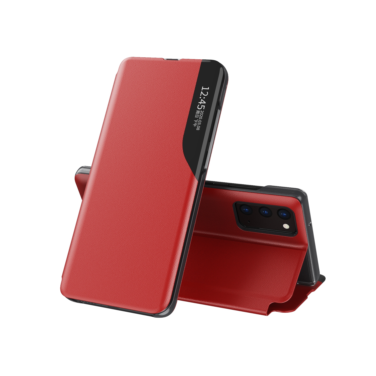 Smart Case window view leather Magnetic stand fundas phone cover Coque for Samsung Galaxy Note 20 Ultra