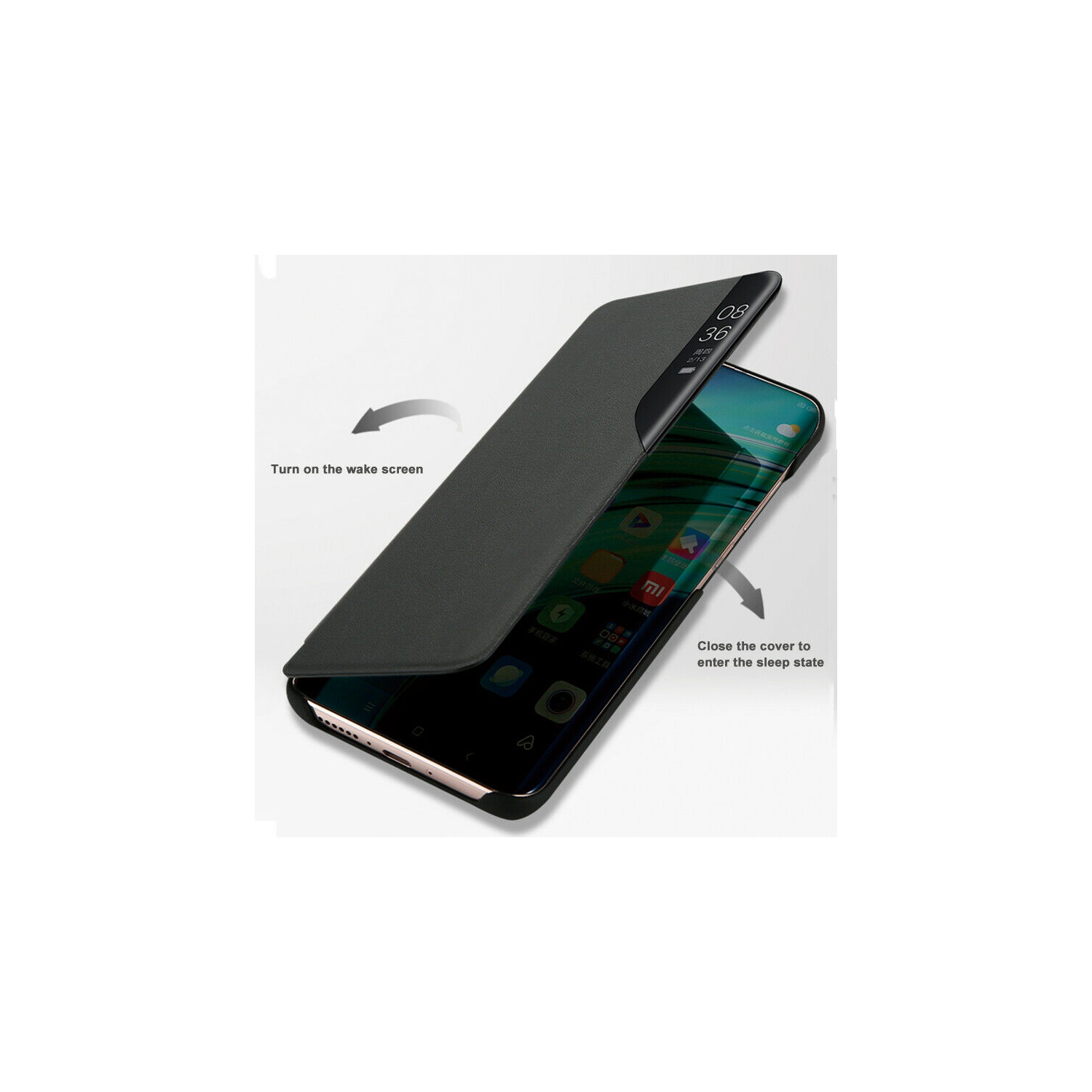 Smart Case window view leather Magnetic stand fundas phone cover Coque for Samsung Galaxy Note 20 Ultra