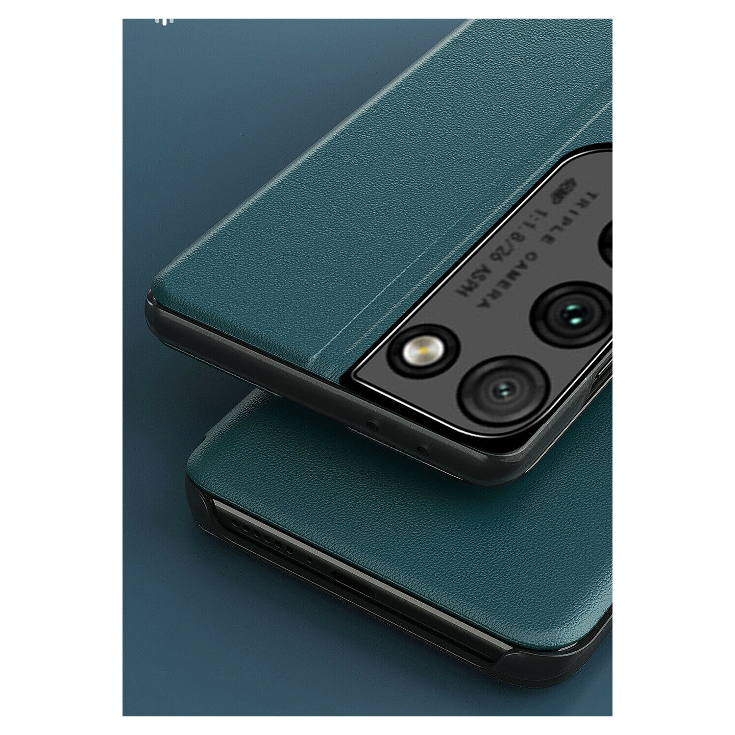 Etui Housse Smart View Fenêtre Flip Stand Cover PU Cuir Coque Housse de Protection pour Samsung Galaxy Note 20 Ultra