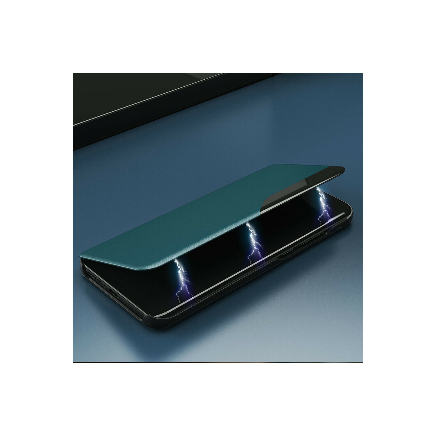 Etui Housse Smart View Fenêtre Flip Stand Cover PU Cuir Coque Housse de Protection pour Samsung Galaxy Note 20 Ultra