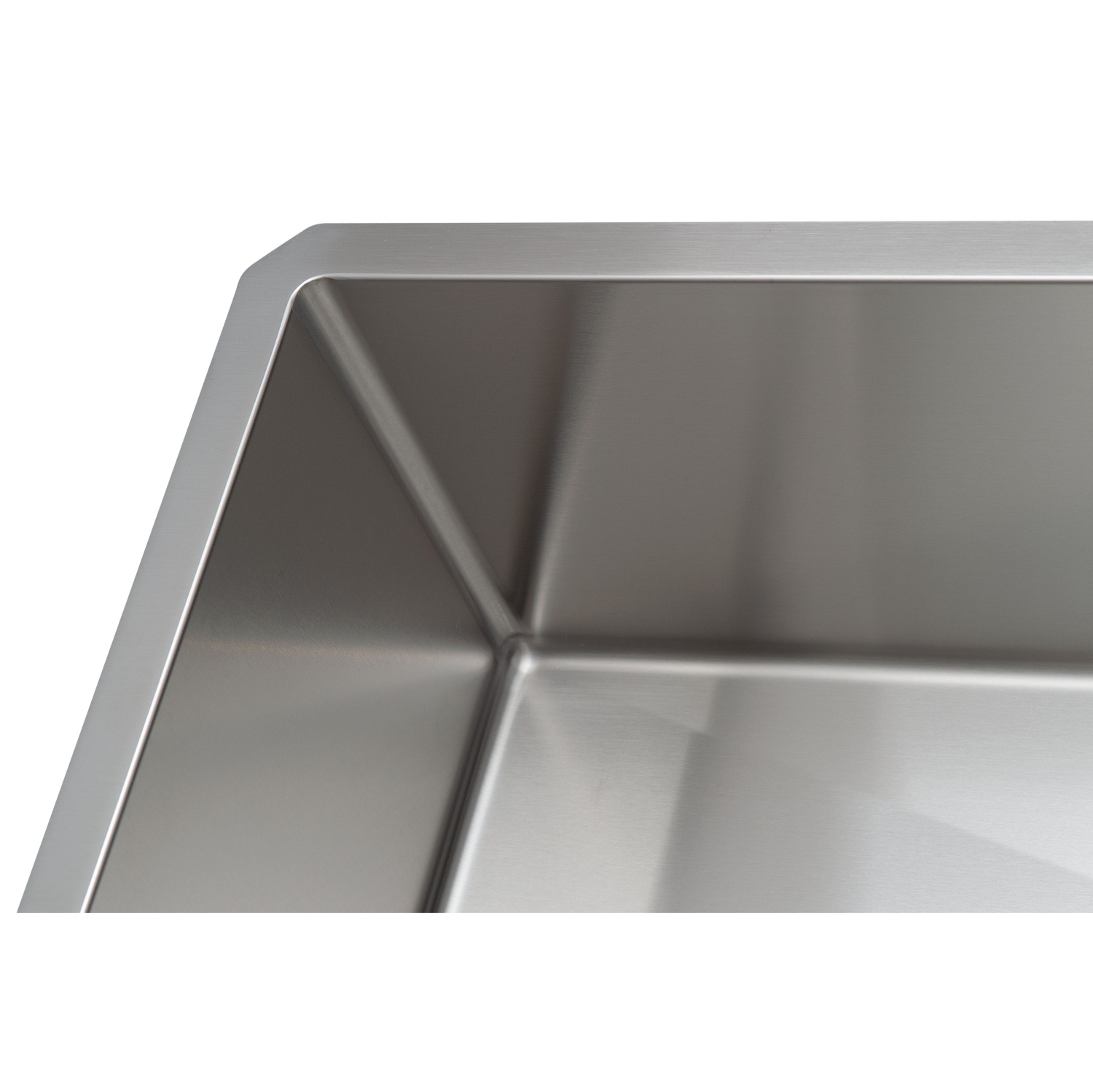 Ancona Prestige Series Undermount 30" Single Bowl Kitchen Sink with Grid and Strainer in Stainless Steel