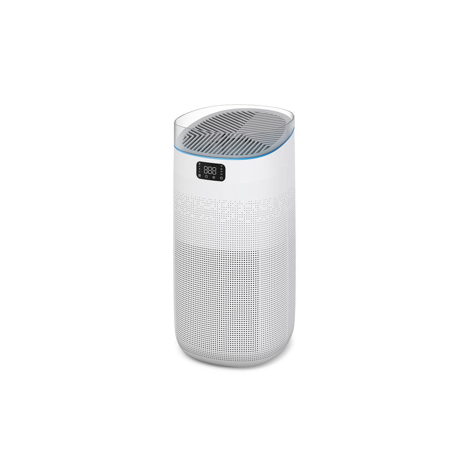 JS Complete 5-in-1 SMART Ionic Air Purifier & Odour Eliminator - Built-in UV-C Germicidal lamp - APP Enabled – 540 sqft coverage