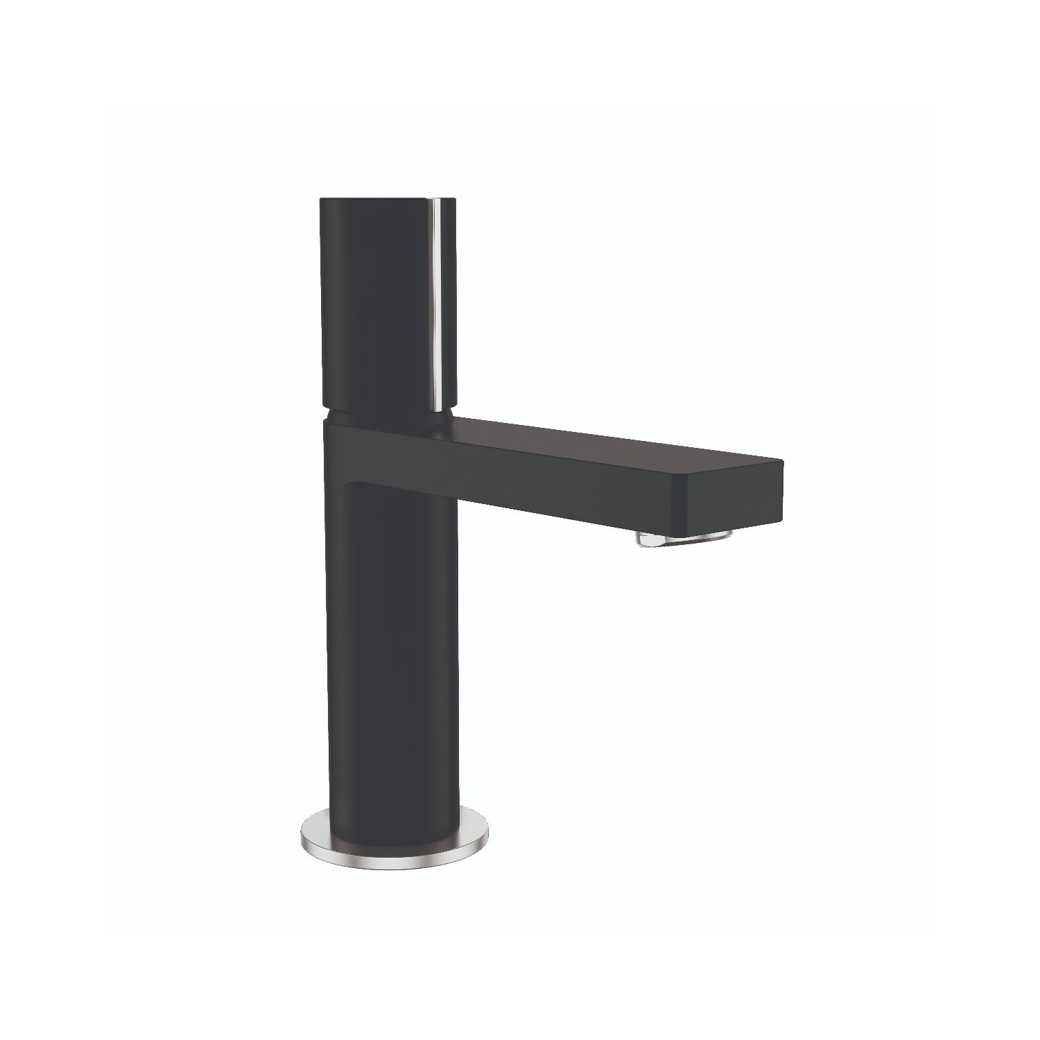 Agua Canada - ROMANCIA - Matte Black Round Single Handle Bathroom Basin Faucet