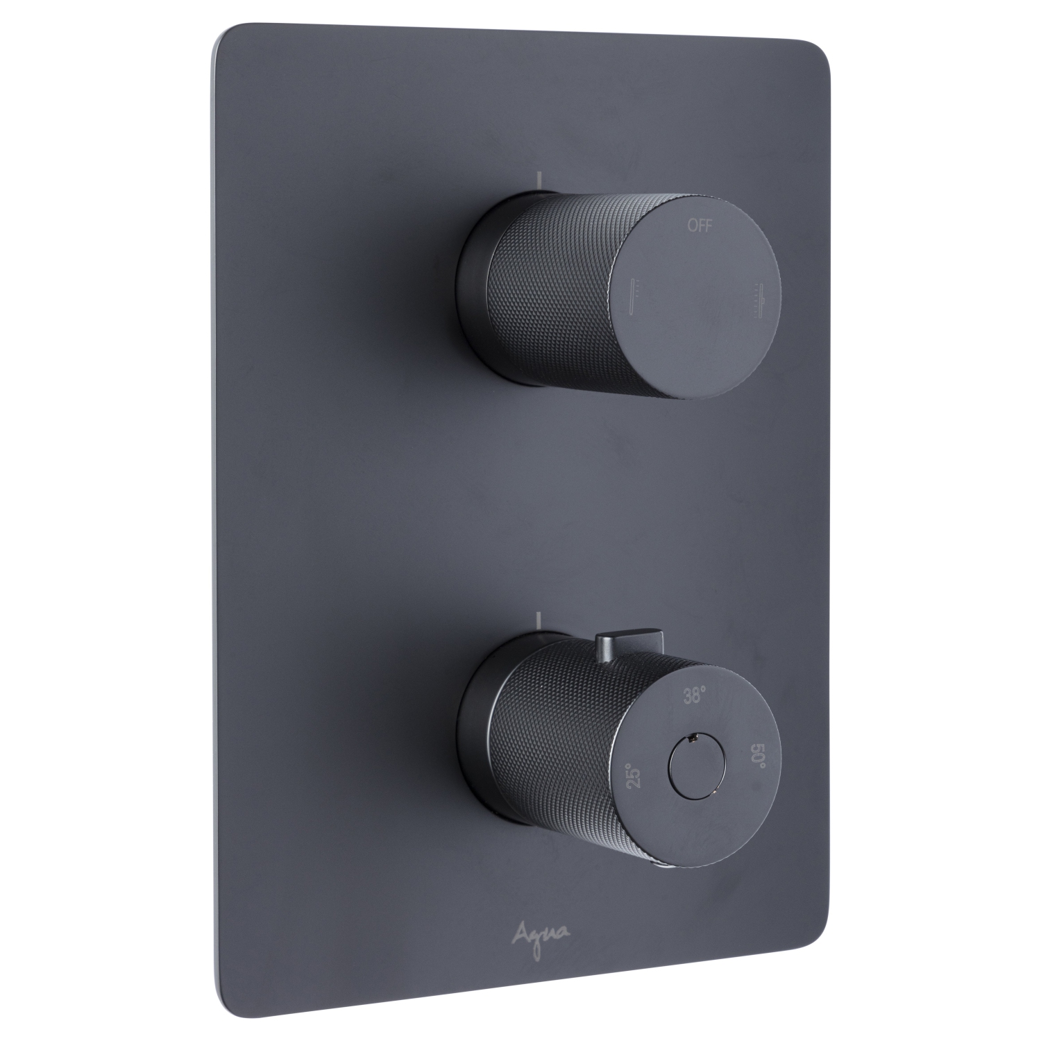 Agua Canada - robinet de douchette 8 po à montage mural, VANIKA-BK - Ensemble de douche