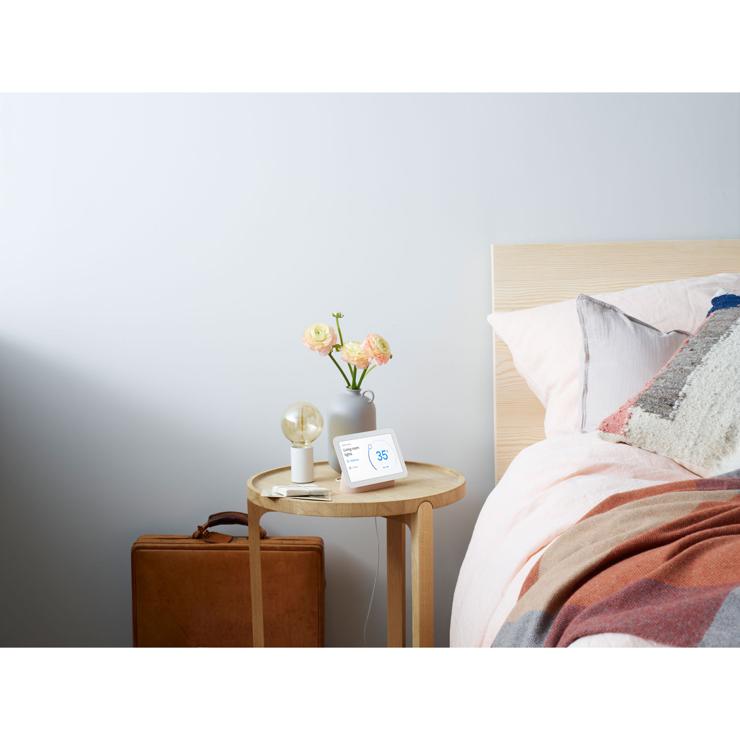 Google Nest Hub Smart Display with Google Assistant - Chalk