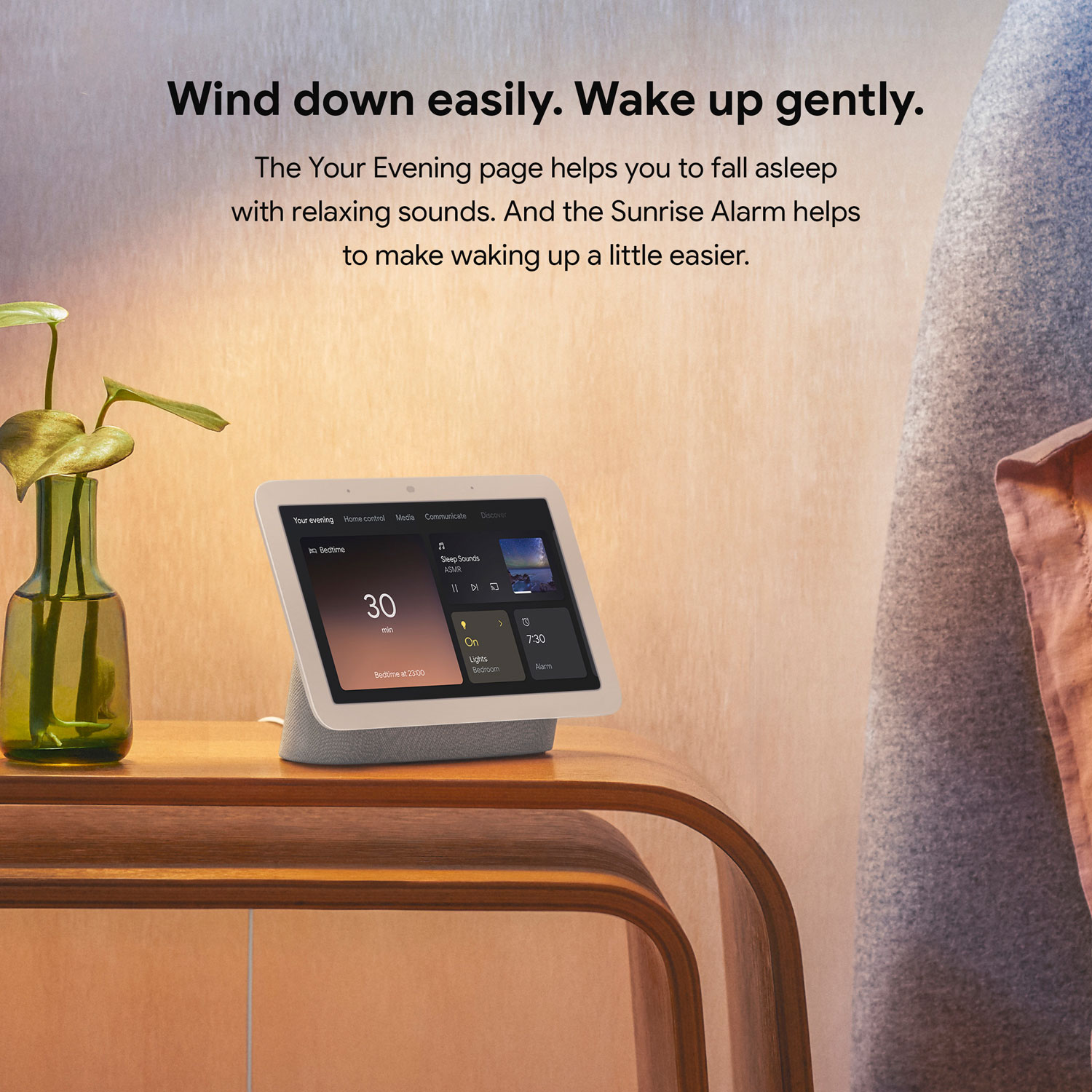 Google Nest Hub Smart Display with Google Assistant - Chalk