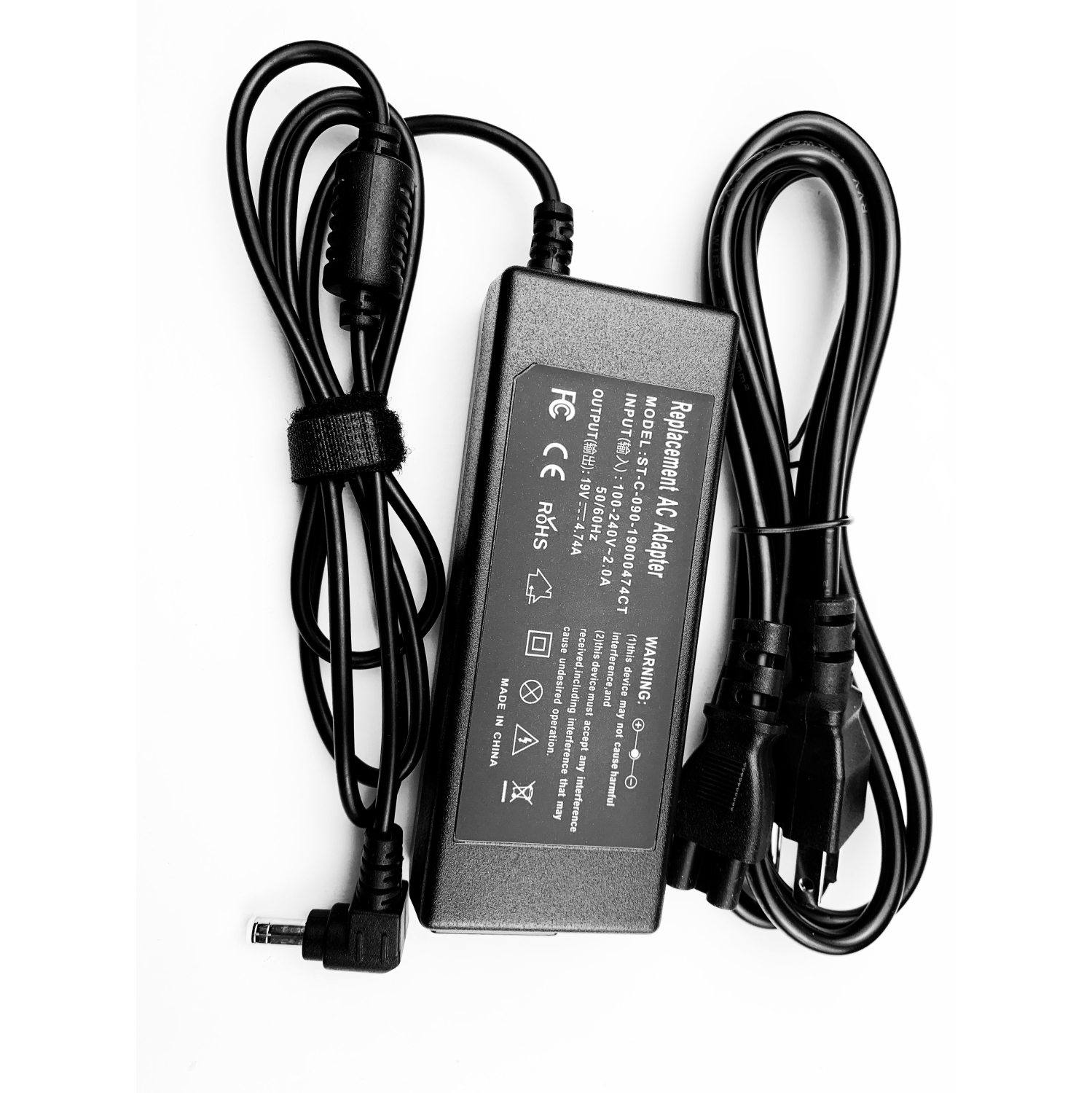 90W AC adapter power cord charger for Toshiba Satellite Pro P300-276 U400-18B U400-S1001V
