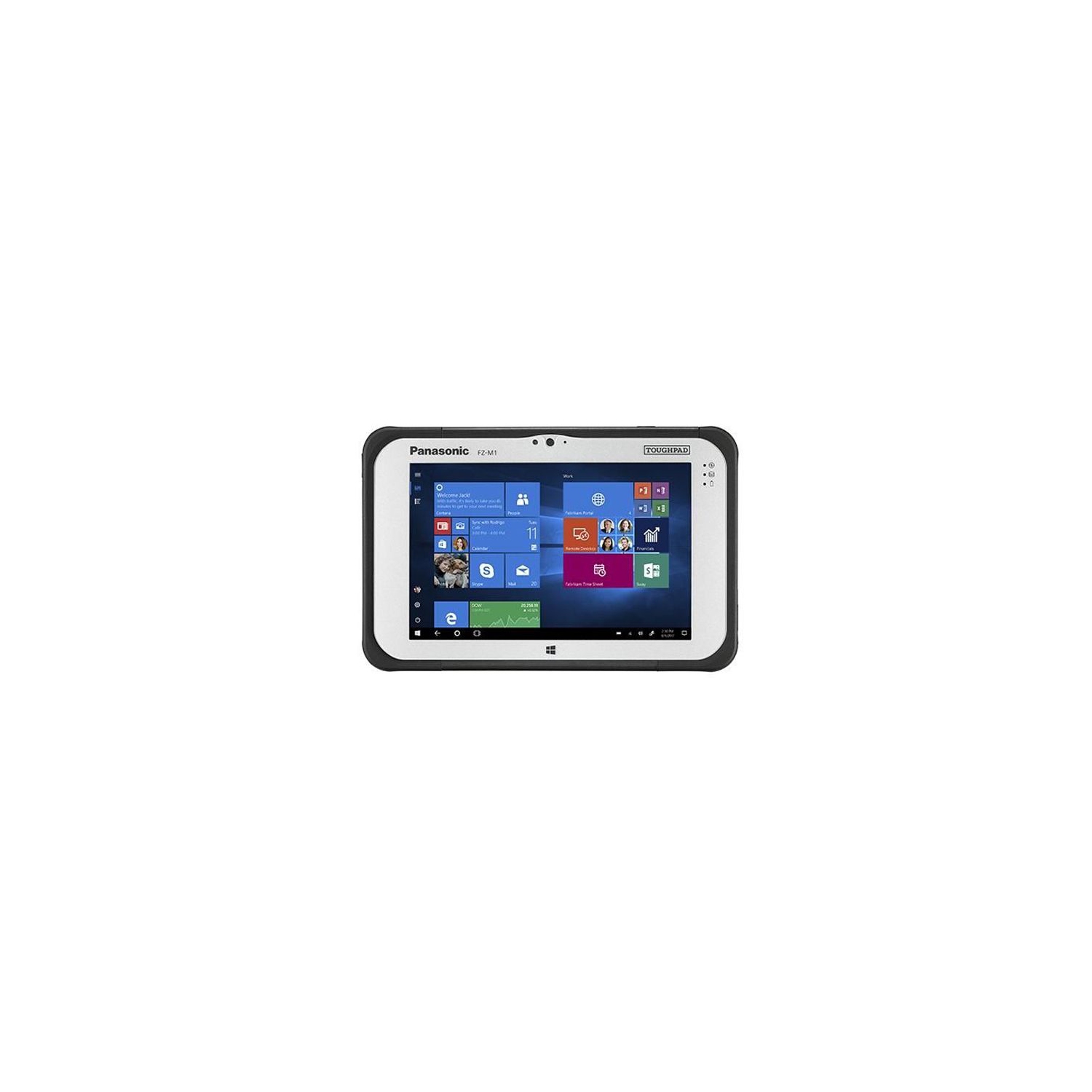 Refurbished (Good) - Panasonic Toughpad M1FZM1FZM1CEFCABM Intel Core i54302Y @1.6GHz 8GB 128GB SSD 4G LTE Win 10 Pro TPM 1.2 Camera Webcam 2D Barcode Laser (EA30)