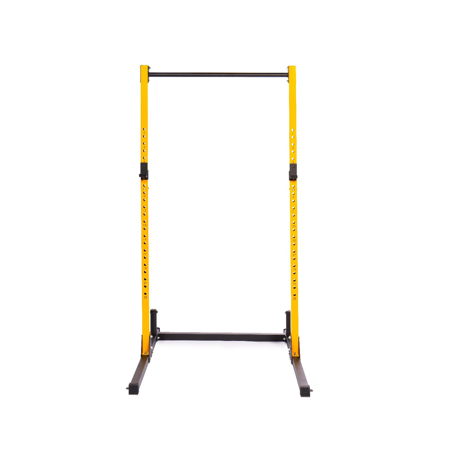 PRISP Multifunction Adjustable Squat Stand - Barbell Weight Rack with Pull-Up Bar for Home Gym