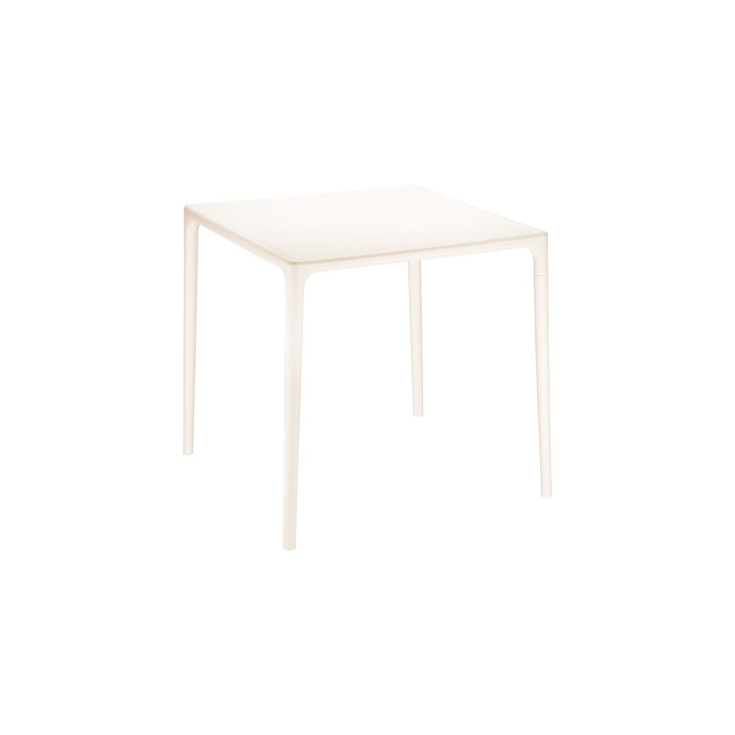 Compamia Mango 28" Square Patio Dining Table in Beige