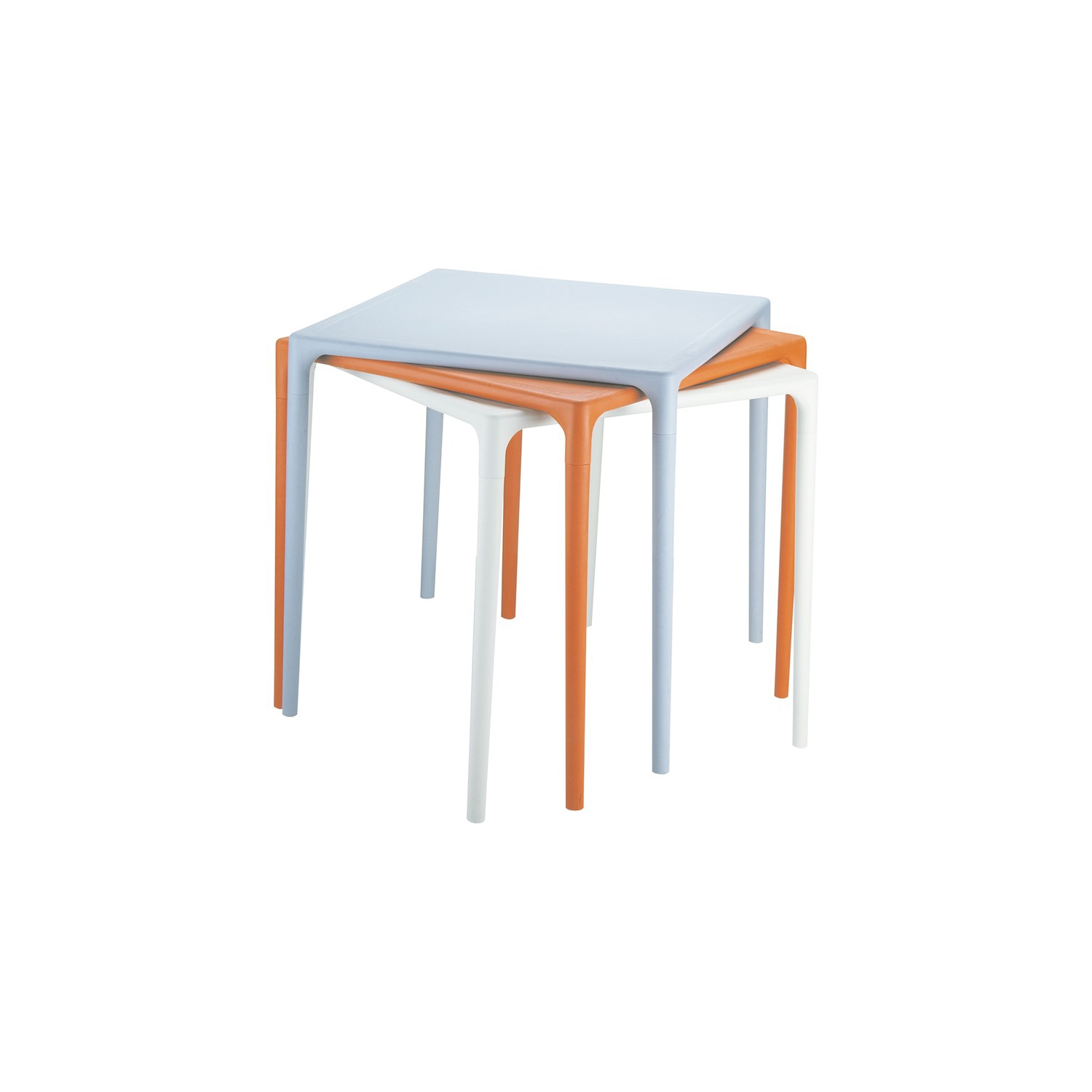 Compamia Mango 28" Square Patio Dining Table in Beige