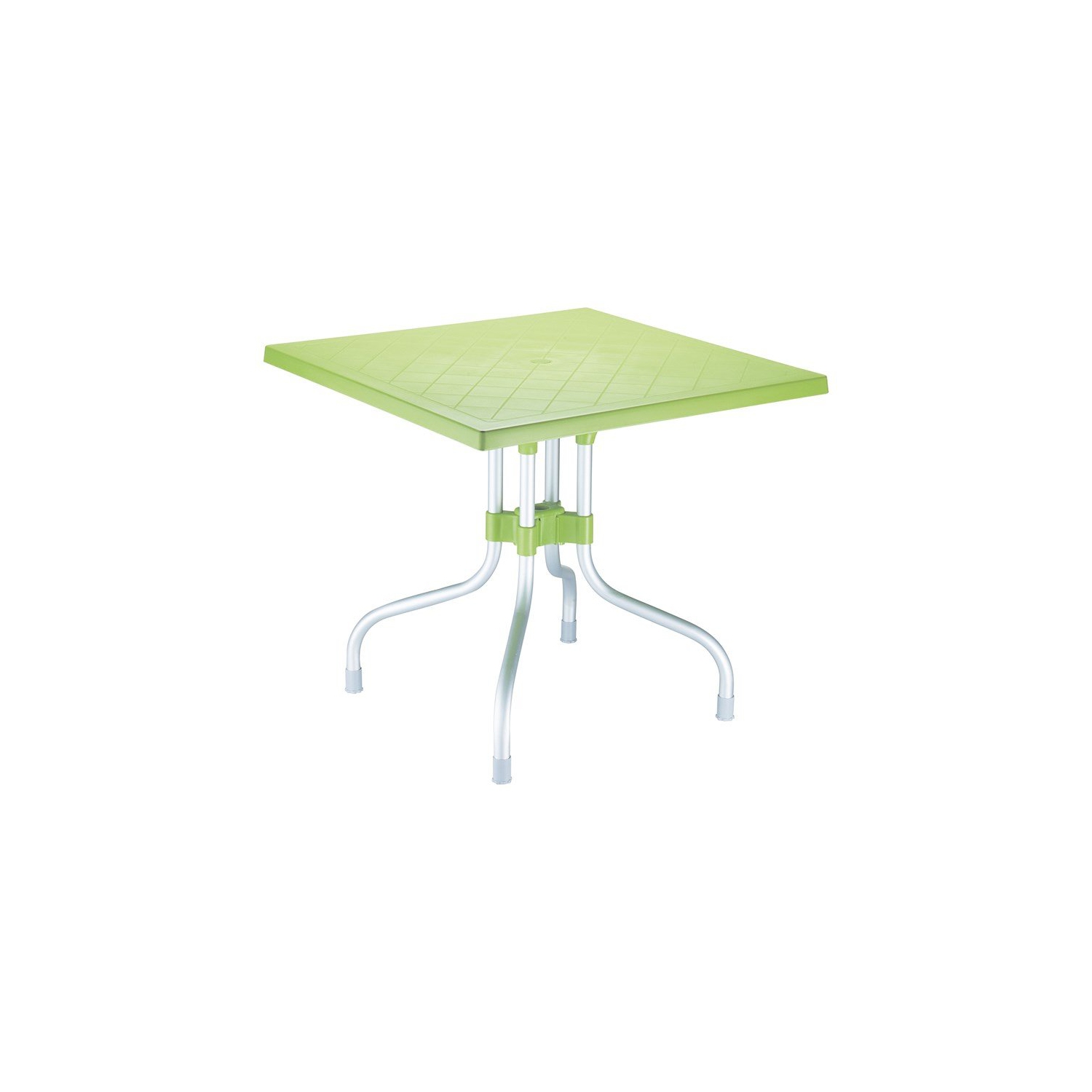 Compamia Forza 31" Square Folding Patio Dining Table in Apple Green