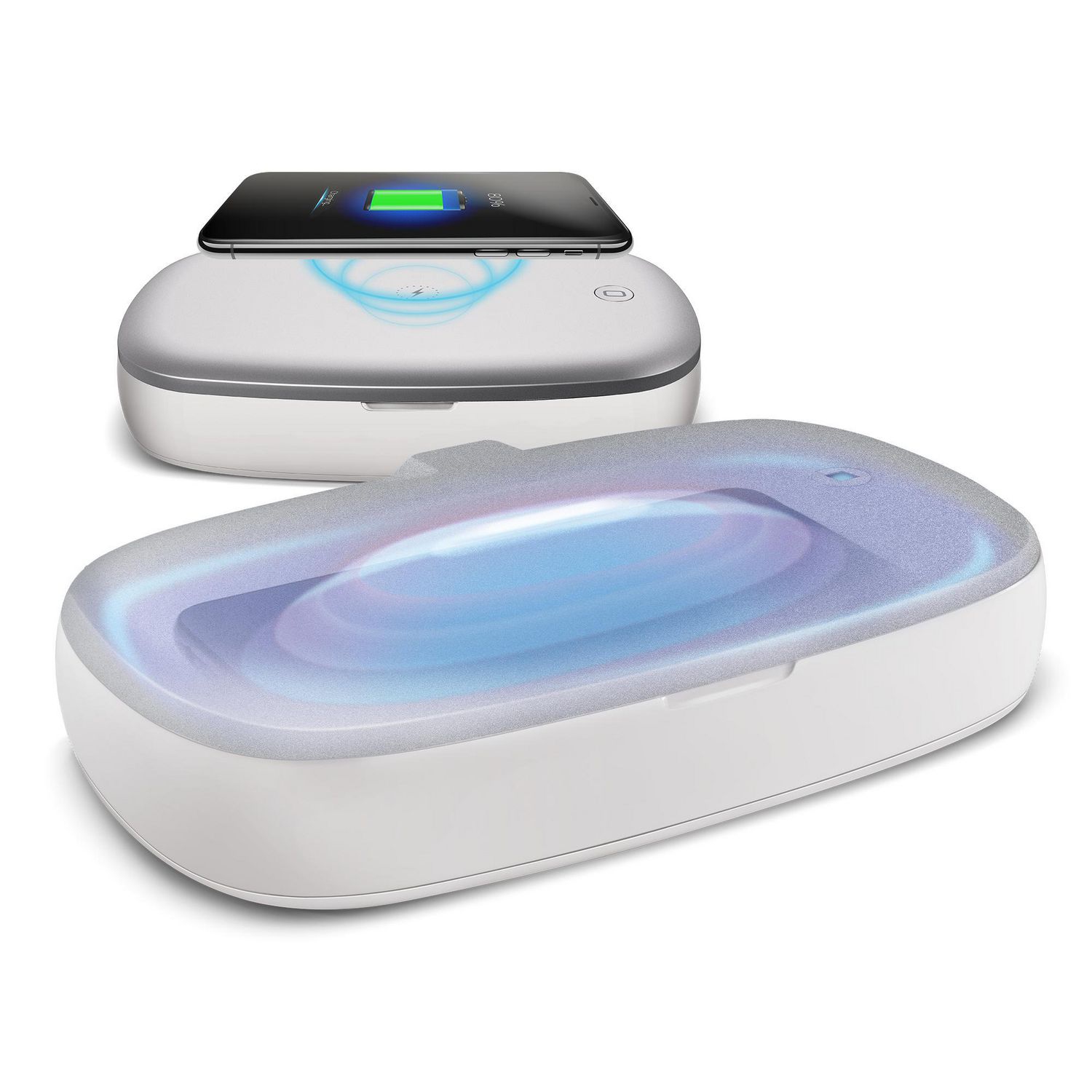 VieOli UV-C Light Sanitizing Qi-Certified Wireless Phone Charging Kit