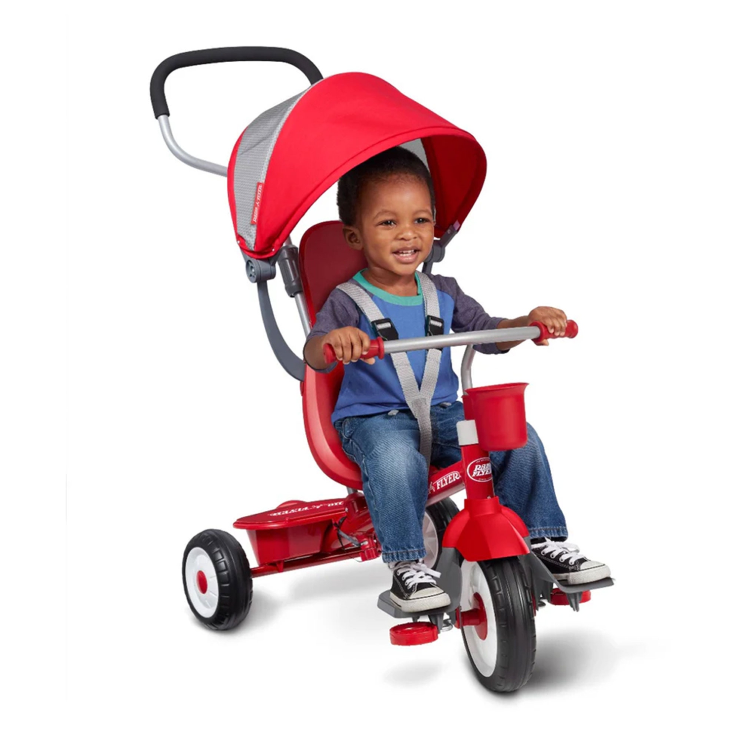 Tricycle 4-en-1 EZ Fold Stroll 'N Trike