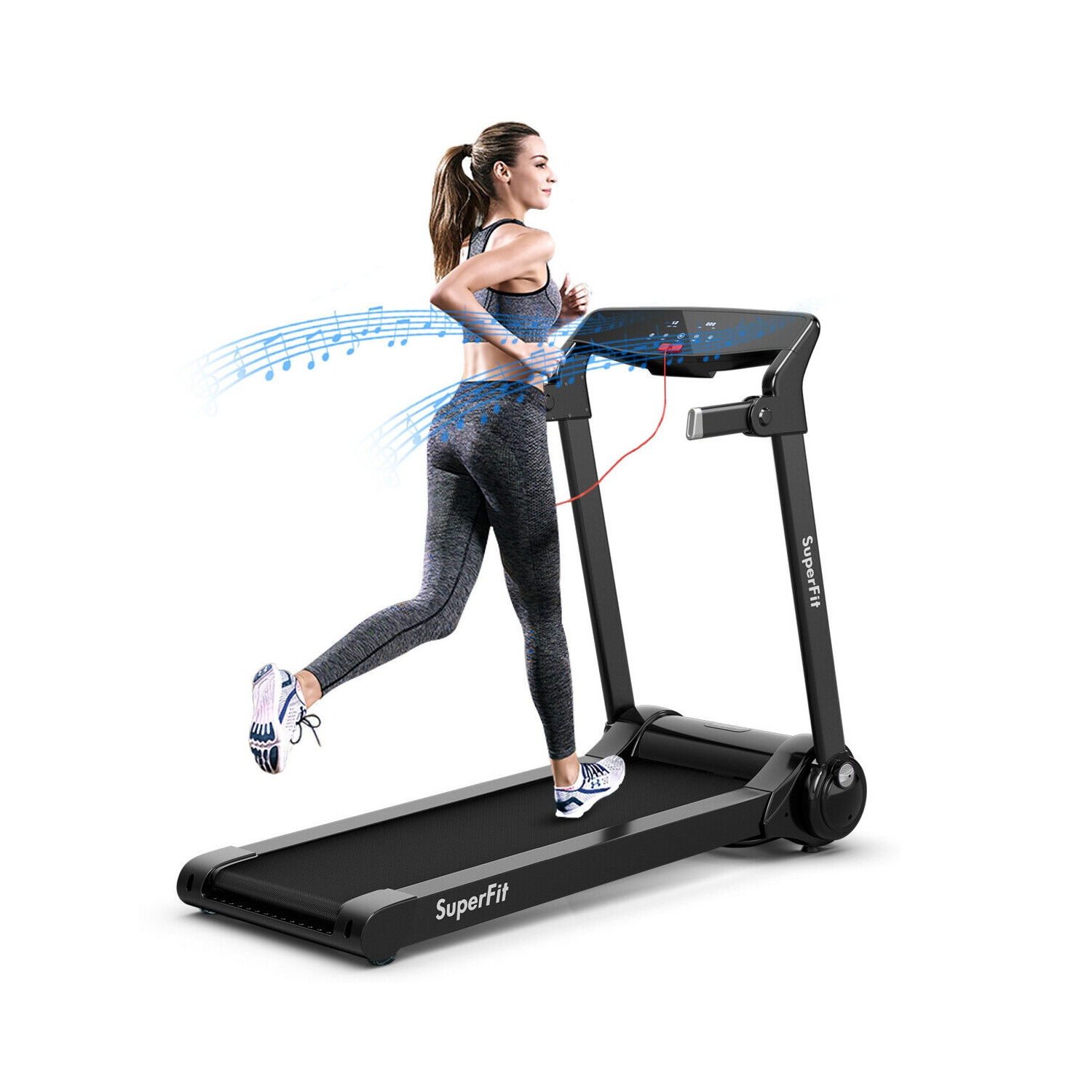 Tapis de course pliant 3CV SuperFit – Avec Bluetooth