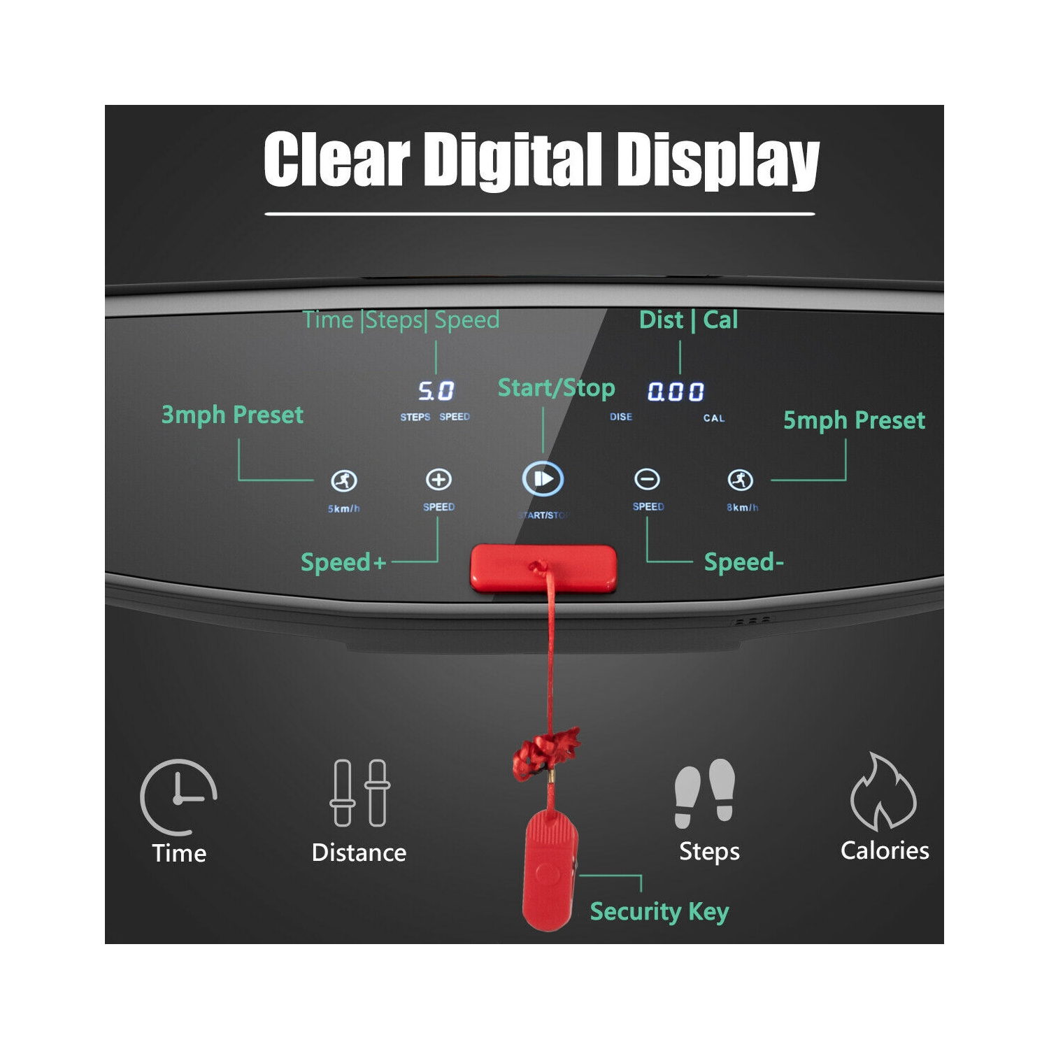 Tapis de course pliant 3CV SuperFit – Avec Bluetooth