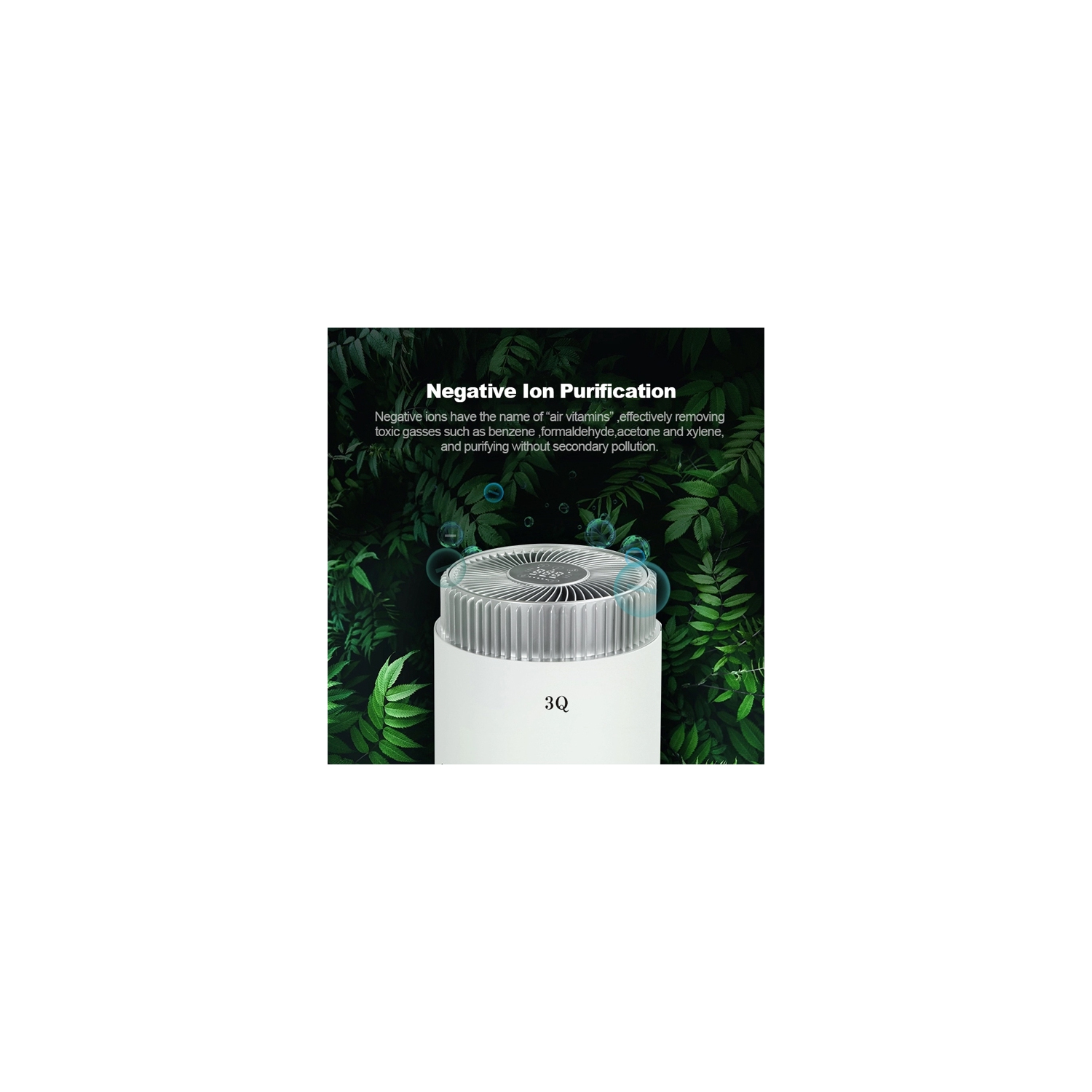 Air Purifier with True HEPA Filter for Home, Built-in UV-C & Ionizer - Remove Dust, Odors, Allergies, Smoke, Mold, Pets Hair, Pollen - Air Quality