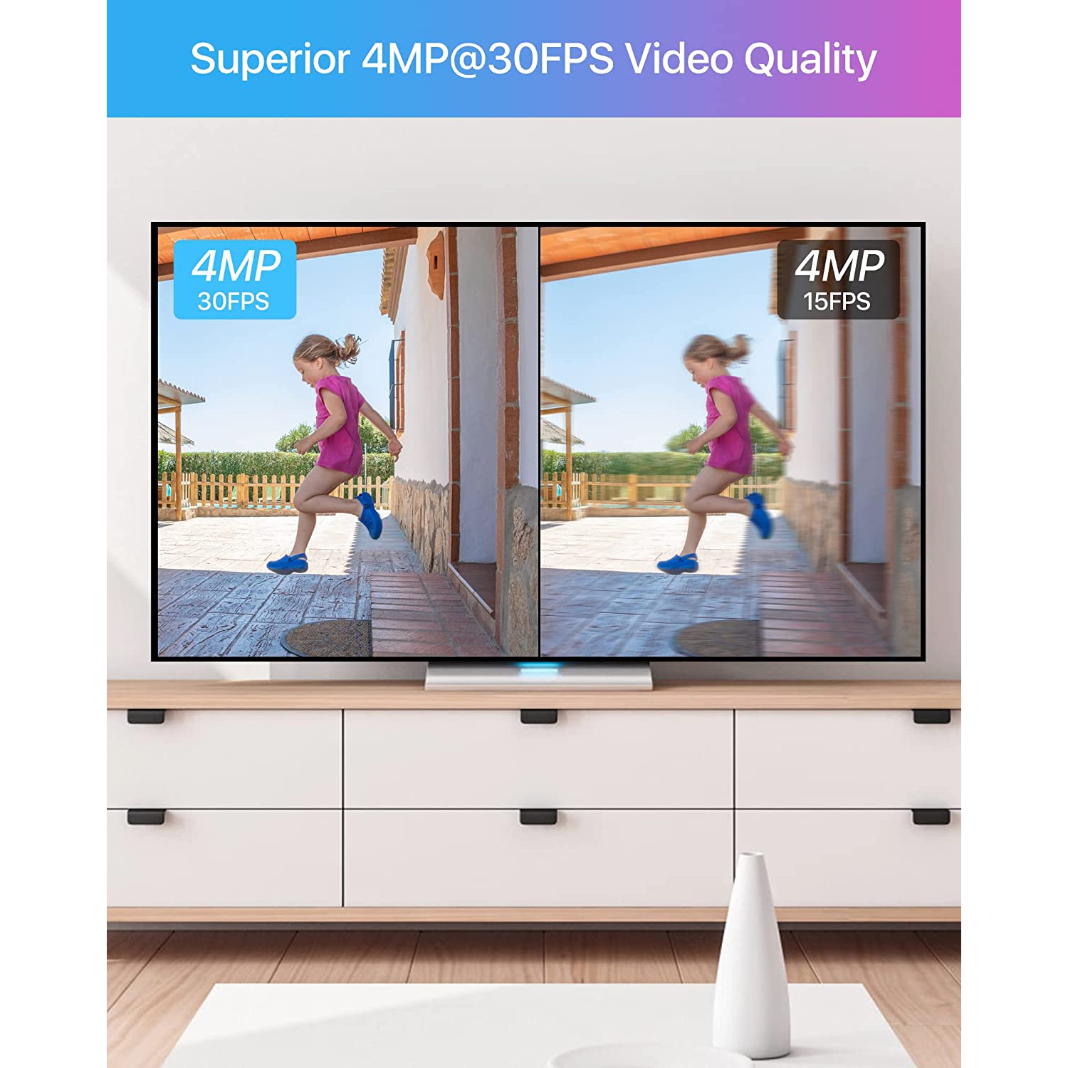 ZOSI H.265+ 8CH 5MP PoE NVR Home Security Camera System with 2TB HDD, 4Pcs 4MP Wired PoE IP Surveillance Cameras Outdoor with 100ft Night Vision,