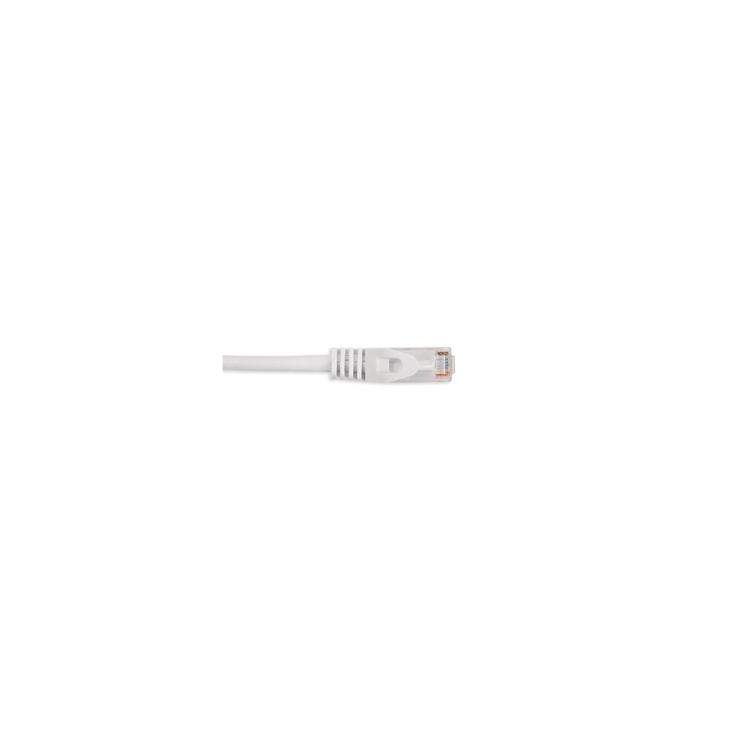 Vertical Cable CAT5E Patch Cable with Boot and Protector - 0.15-meter - White